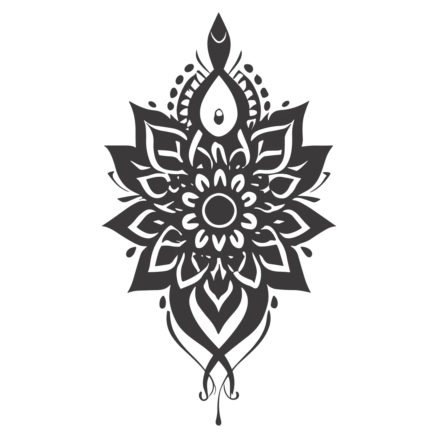 Tattoo customizable icon set design #36074