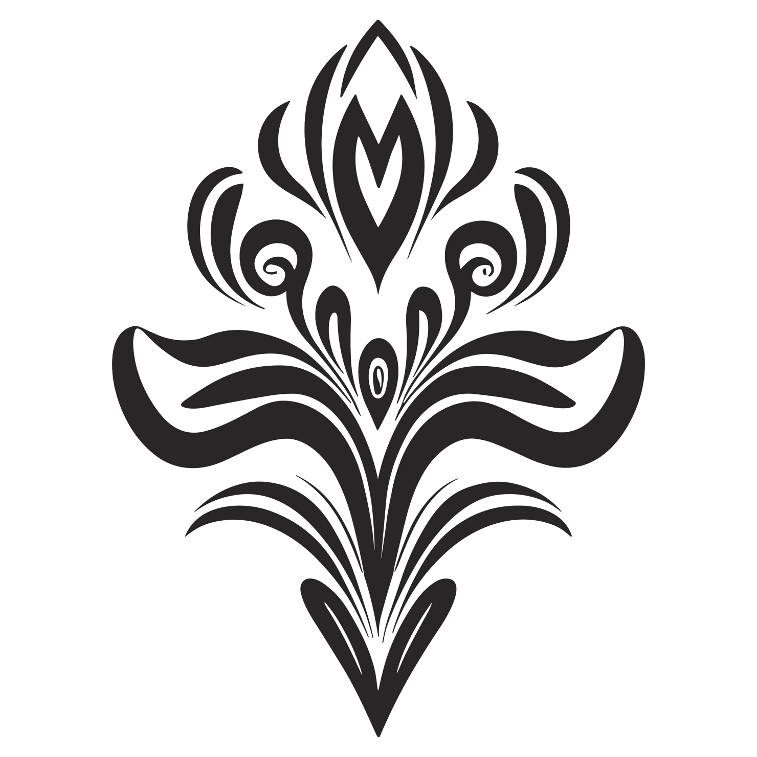 Tattoo customizable icon set design #36079