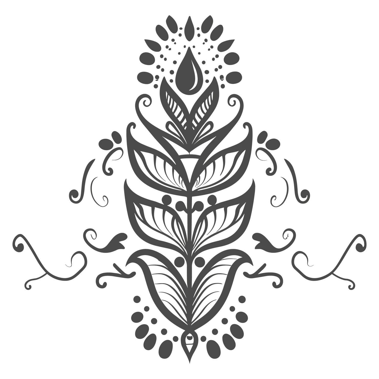 Tattoo customizable icon set design #36082