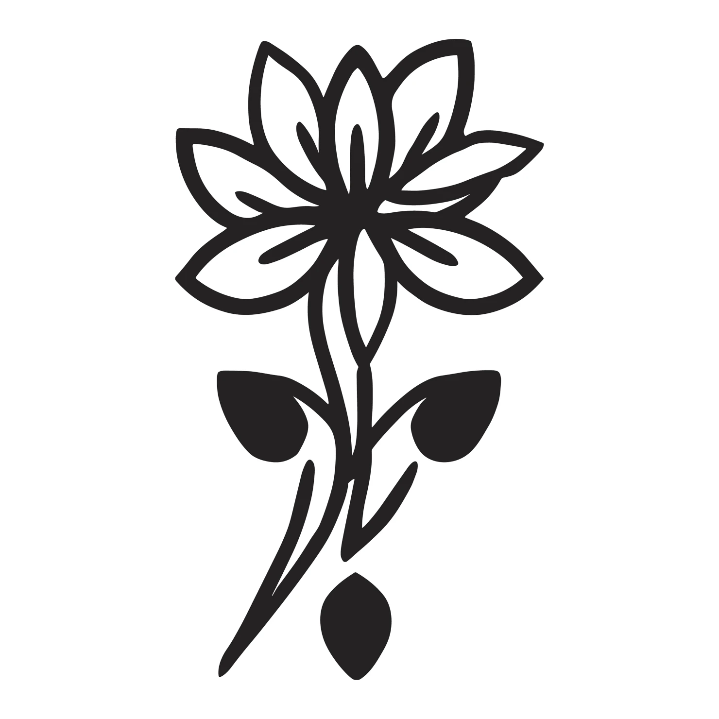 Tattoo customizable icon set design #36085