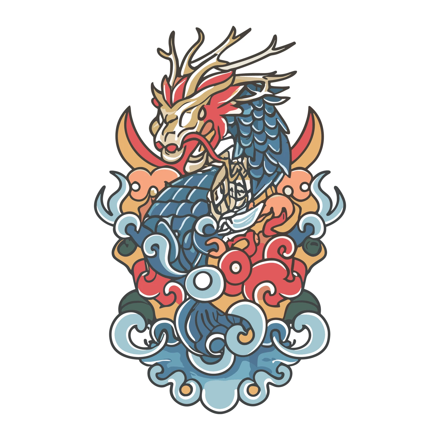 Tattoo customizable icon set design #36090