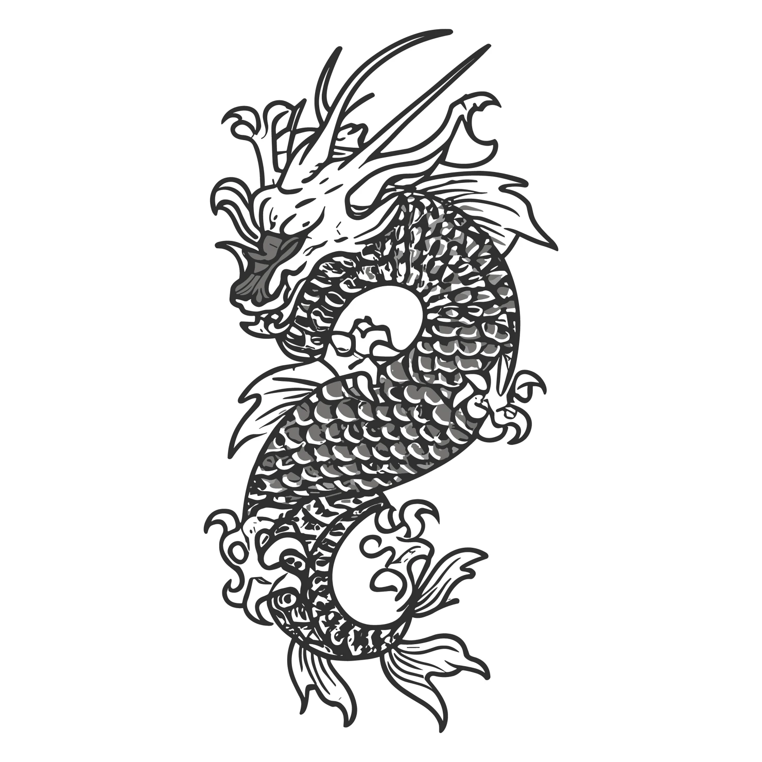 Tattoo customizable icon set design #36092