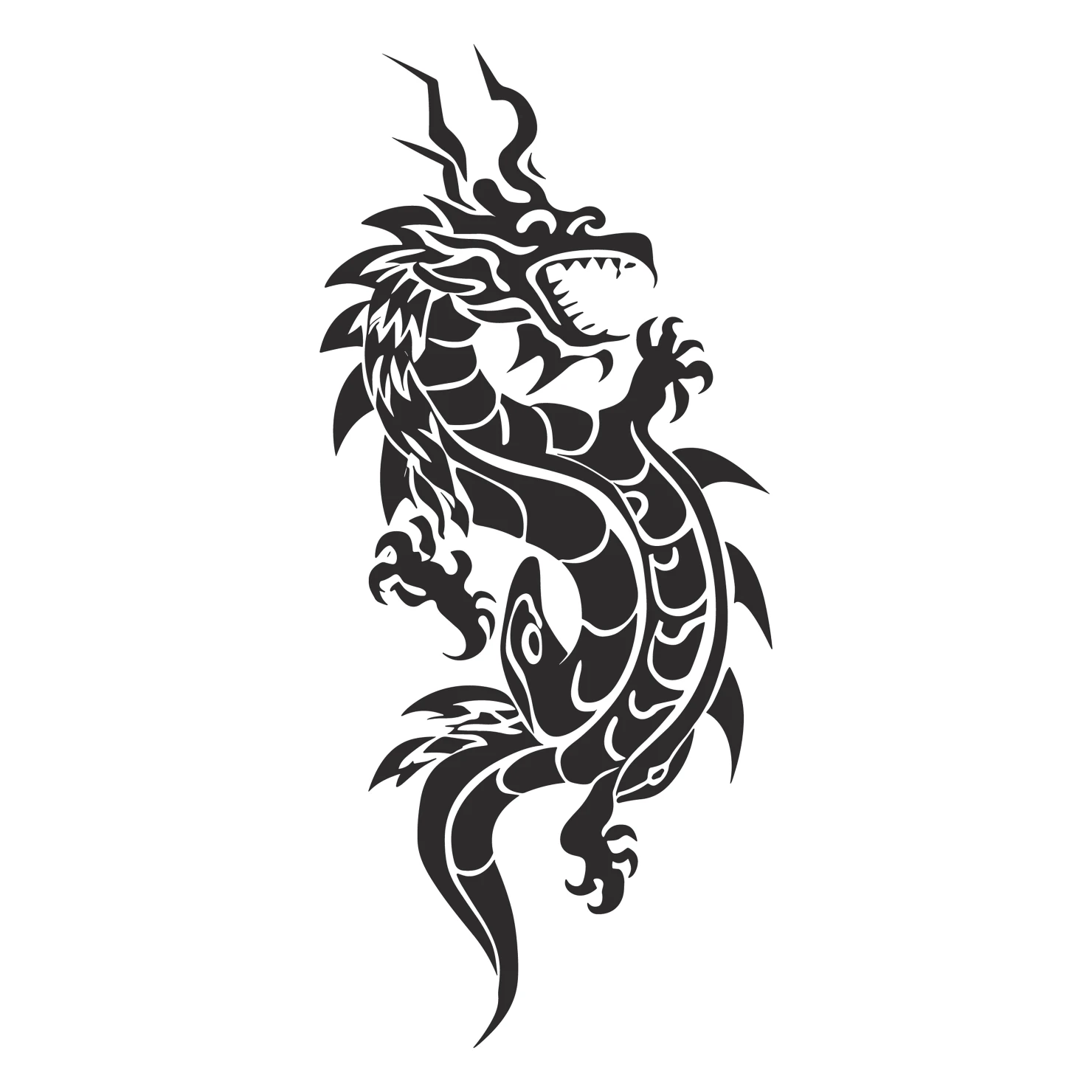 Tattoo customizable icon set design #36093