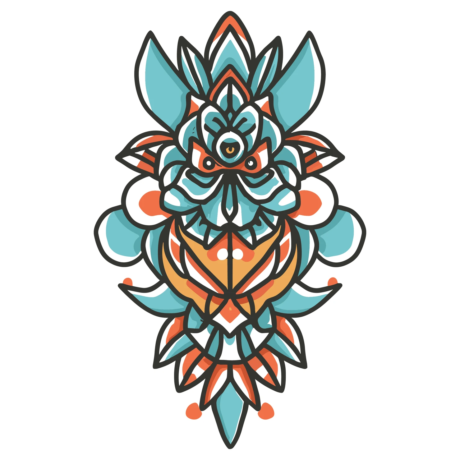 Tattoo customizable icon set design #36097