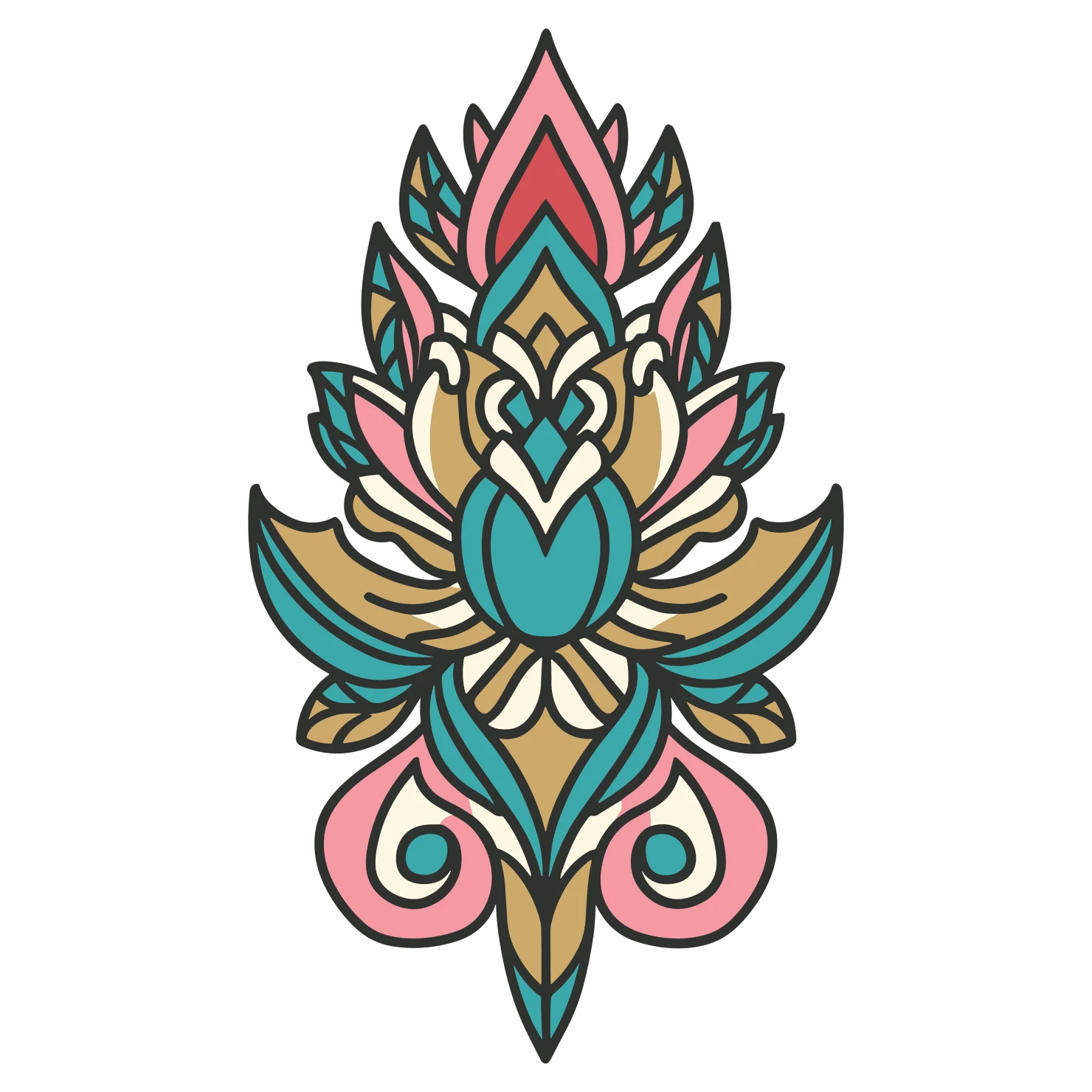 Tattoo customizable icon set design #36098