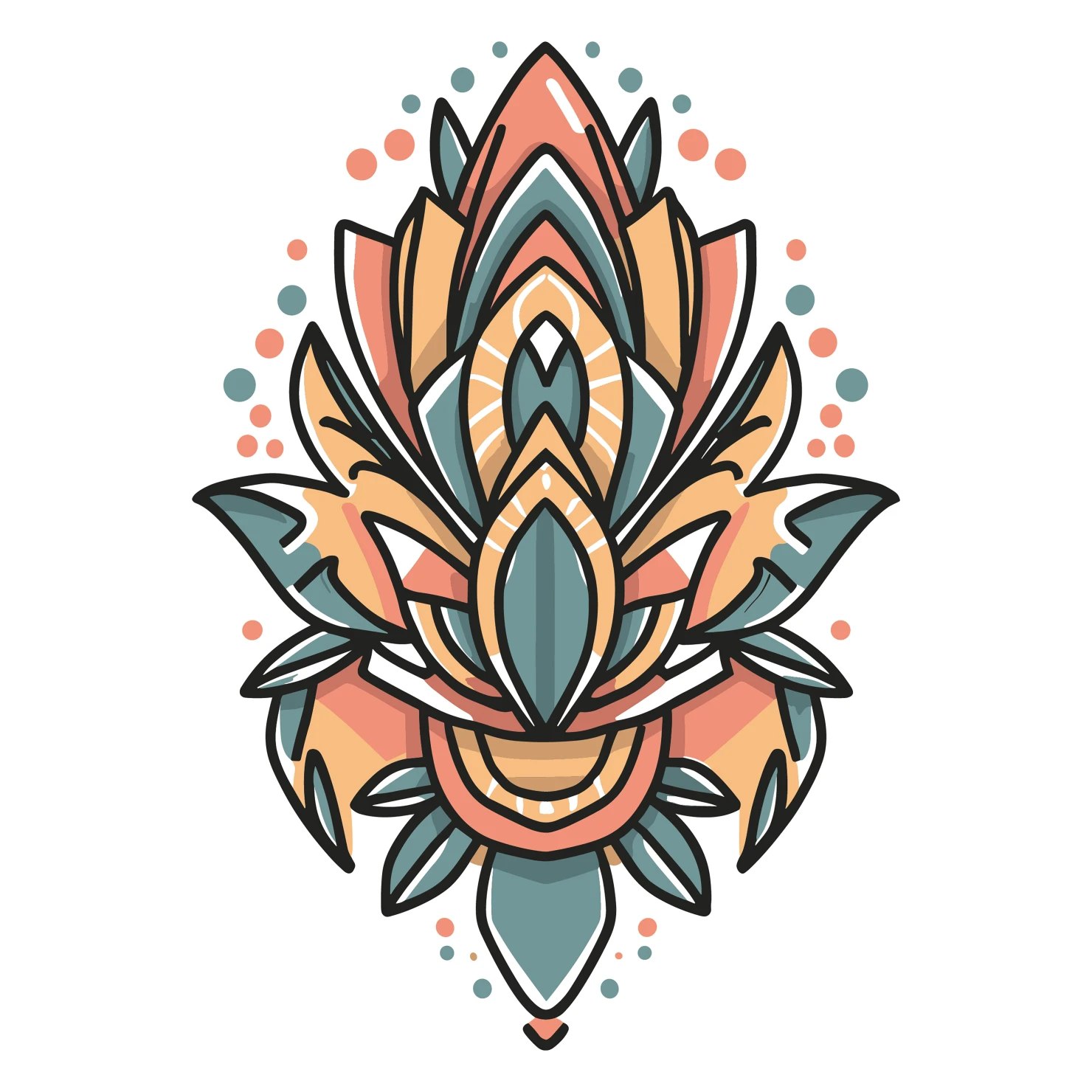 Tattoo customizable icon set design #36100