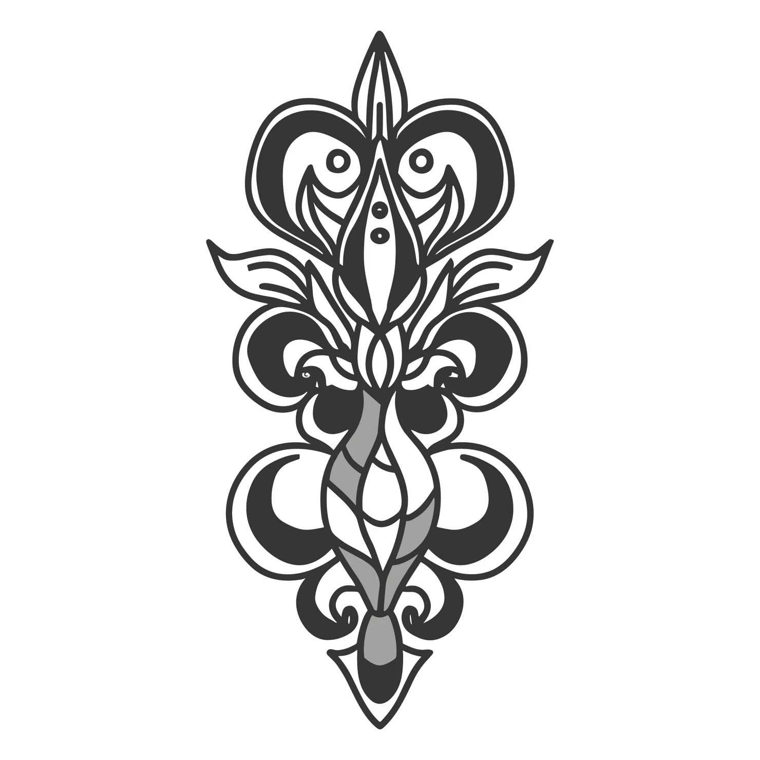 Tattoo customizable icon set design #36106