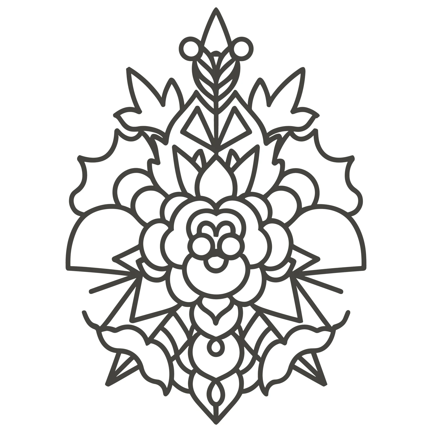 Tattoo customizable icon set design #36122