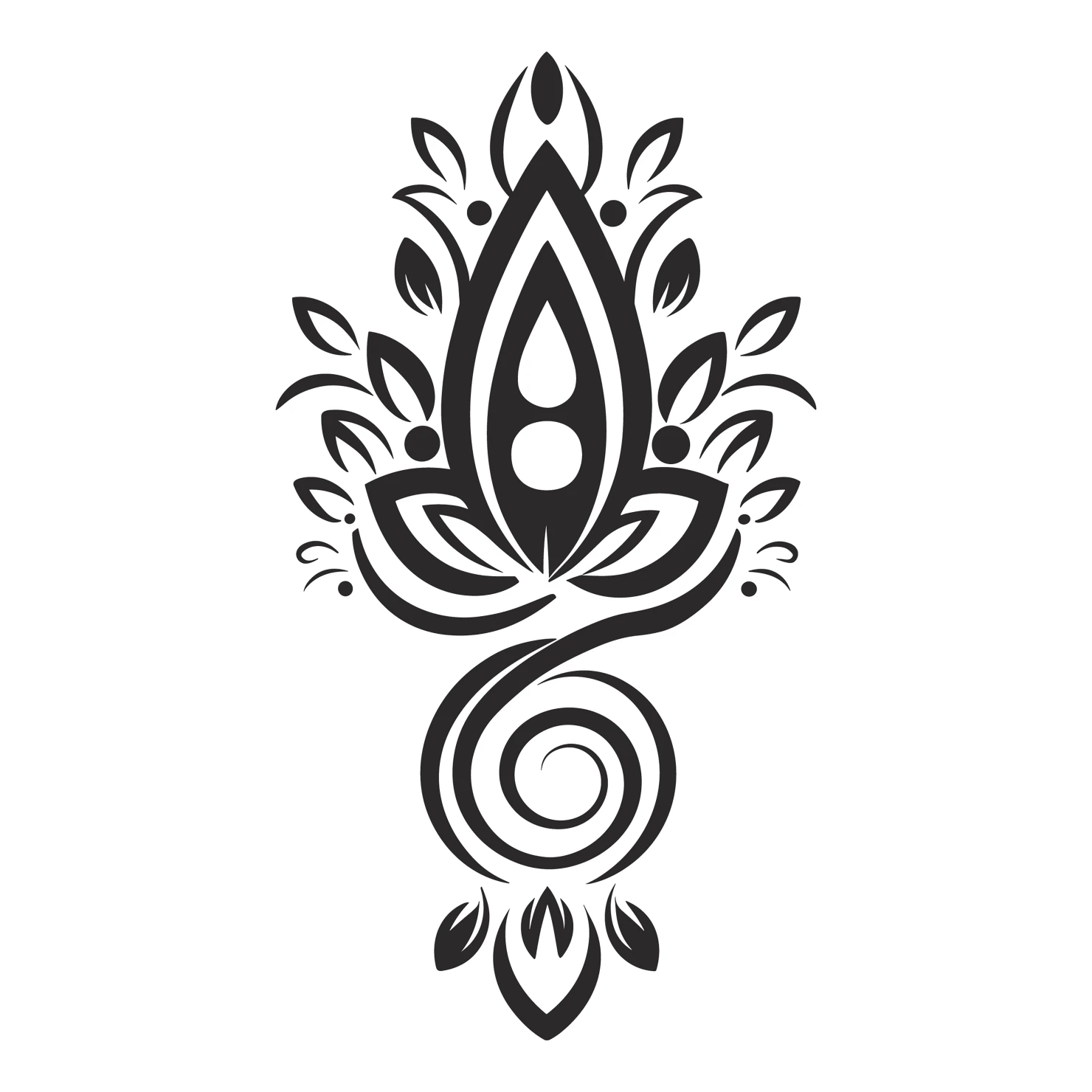 Tattoo customizable icon set design #36125
