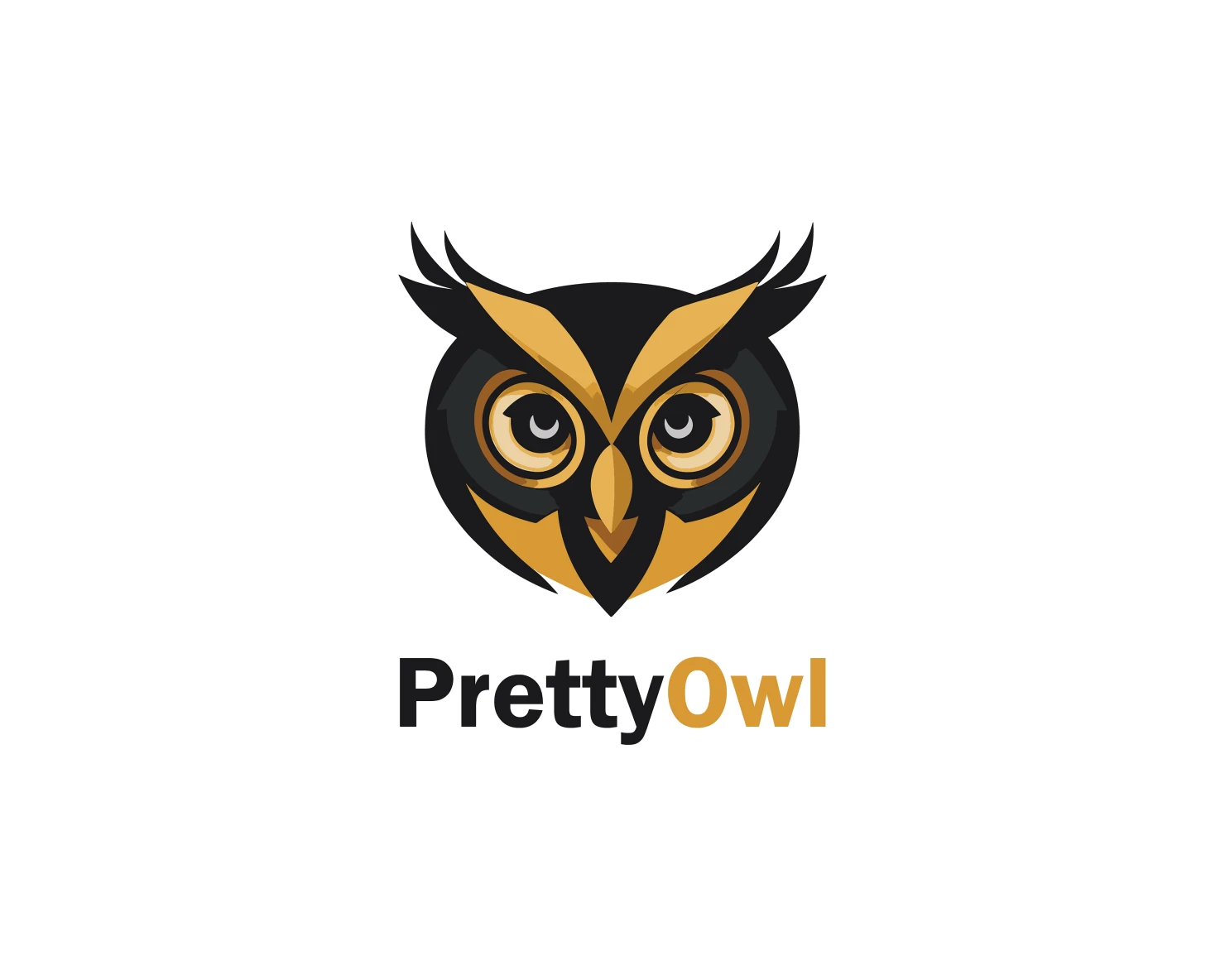 Pretty owl customizable logo design #36137