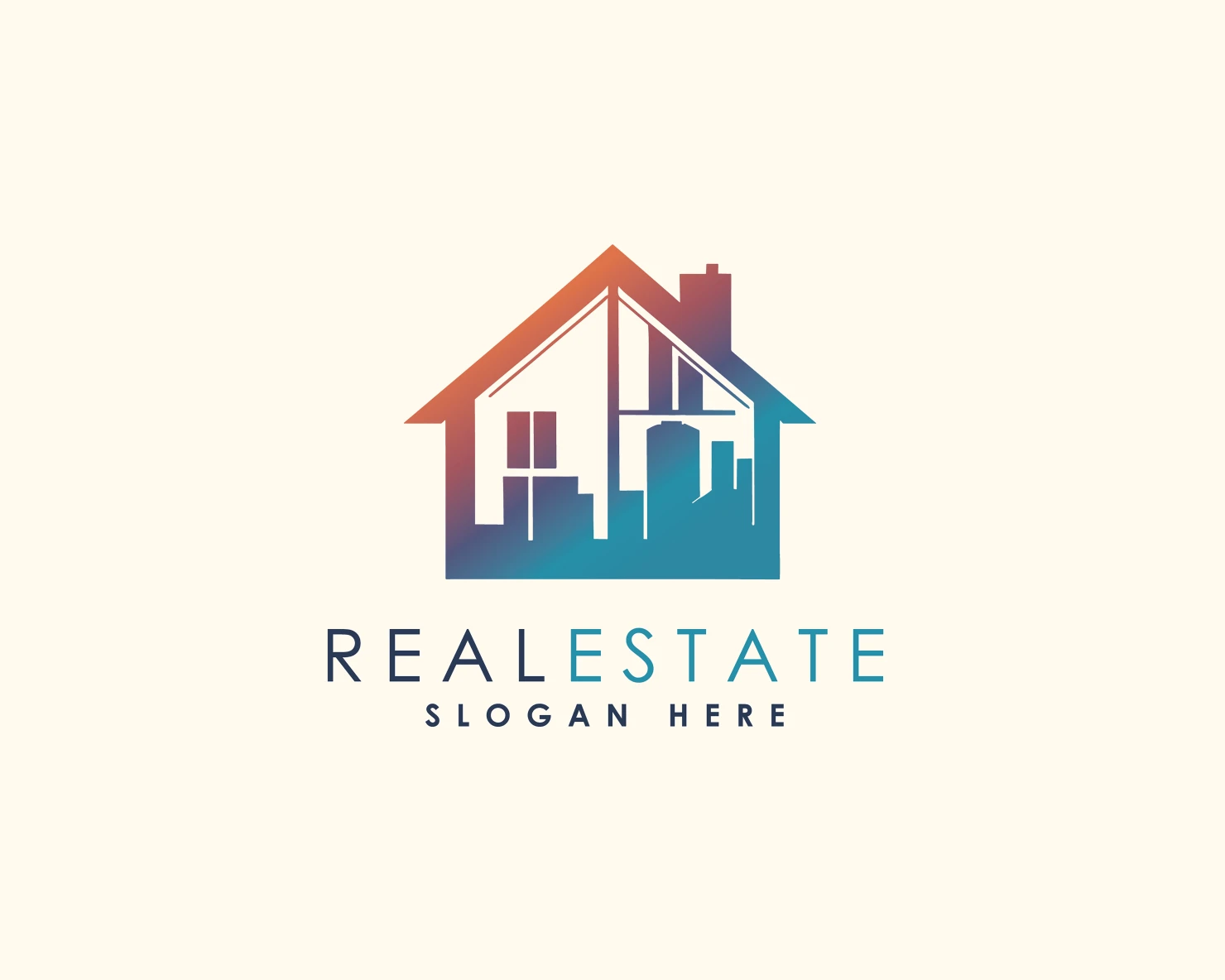 Real estate customizable logo design #36149