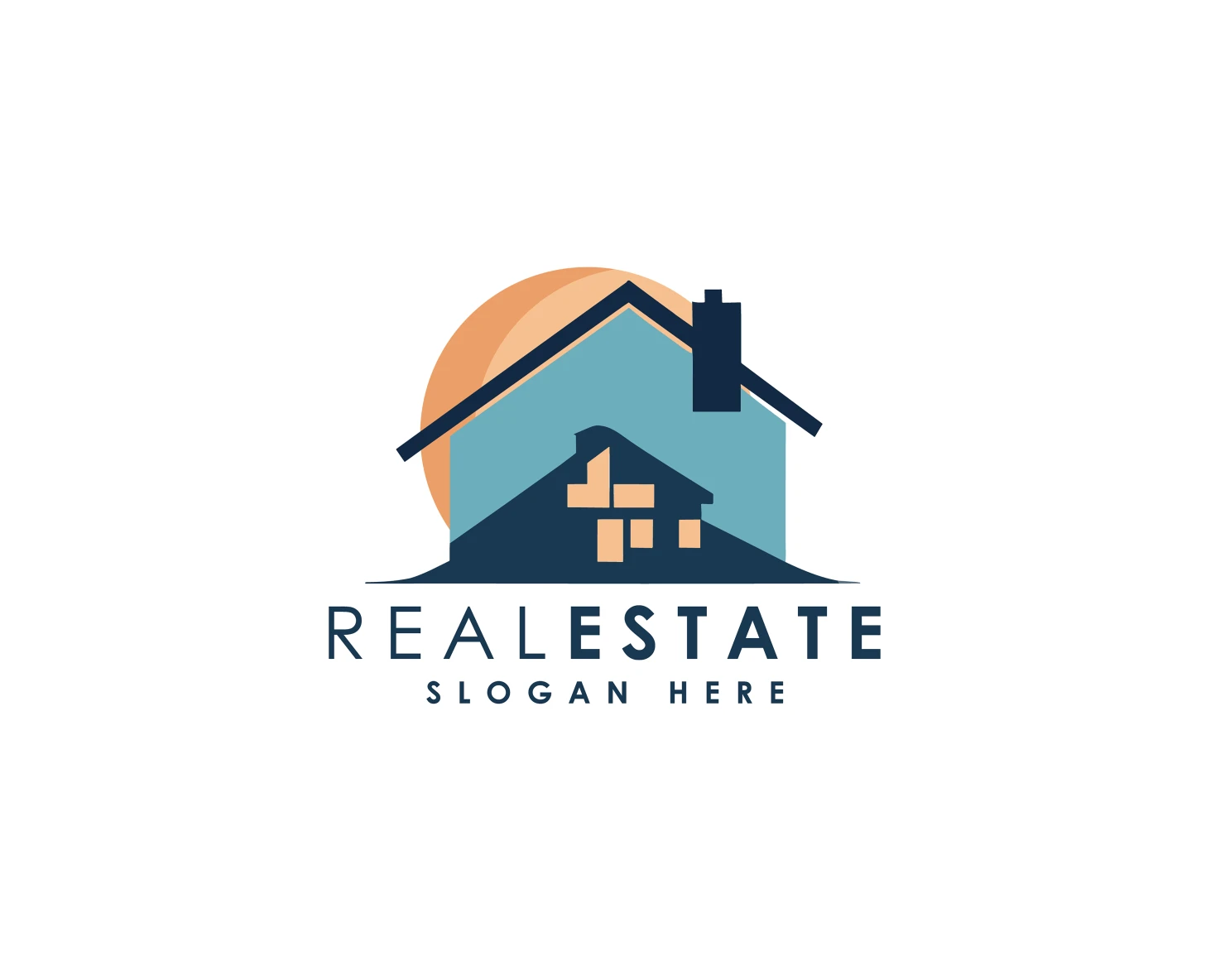 Real estate customizable logo design #36151
