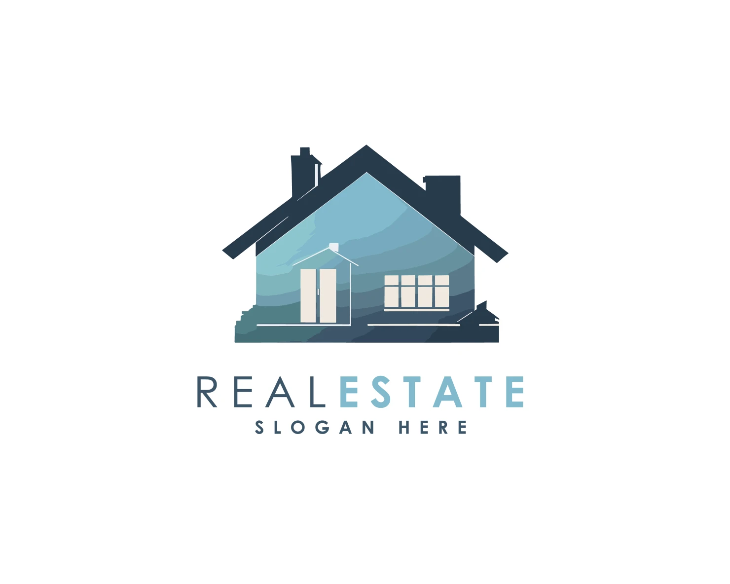 Real estate customizable logo design #36152