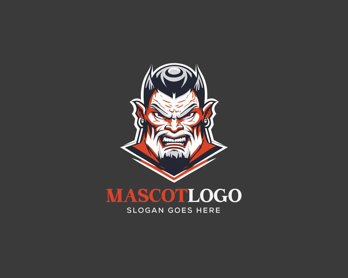 Mascot customizable logo design #36153