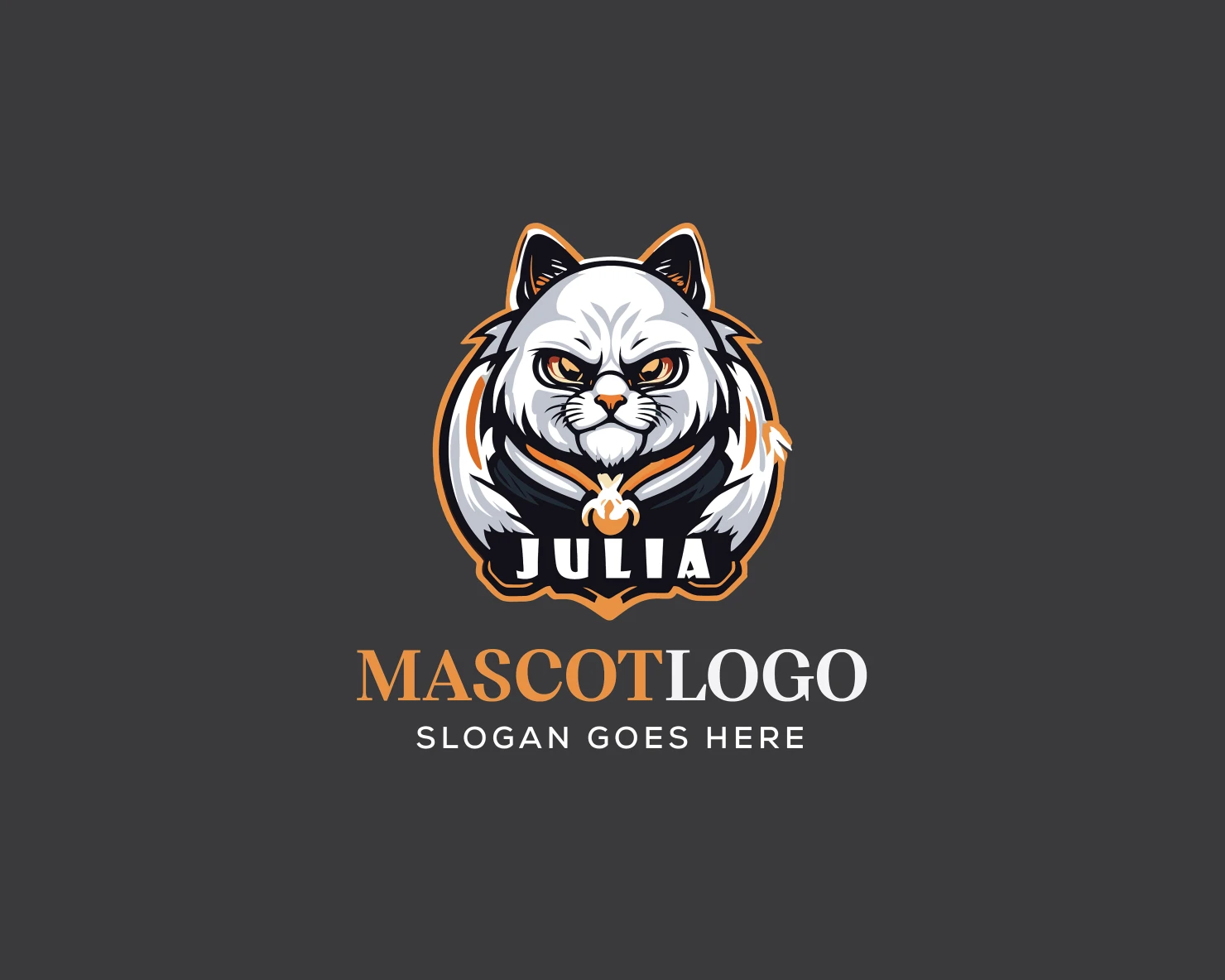 Mascot customizable logo design #36165