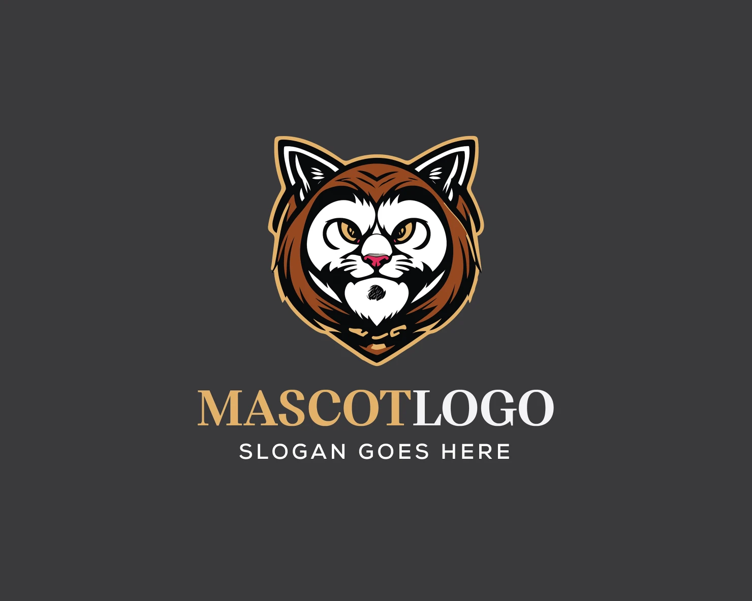 Mascot customizable logo design #36167