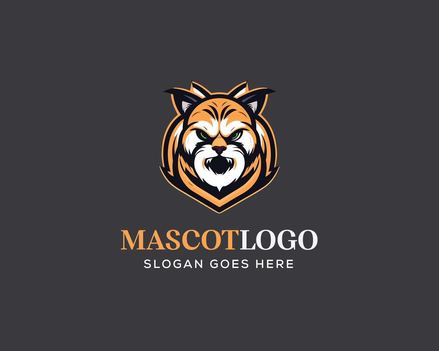 Mascot customizable logo design #36168