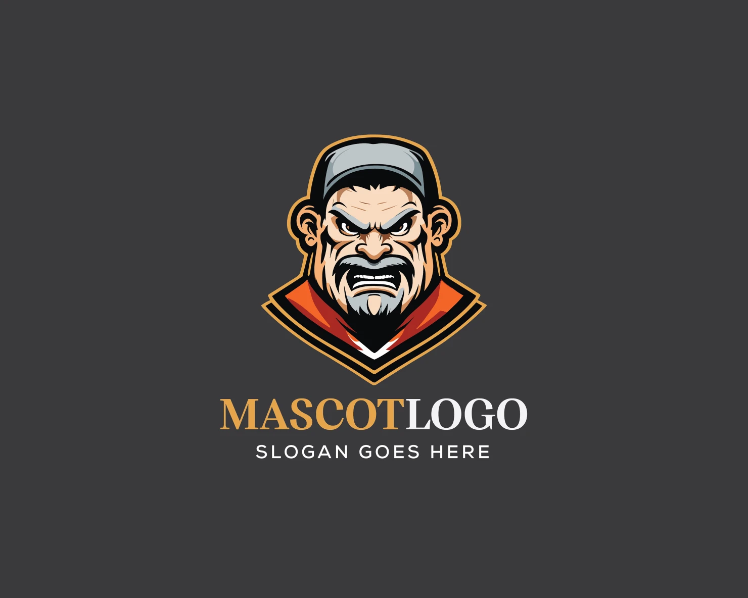 Mascot customizable logo design #36180