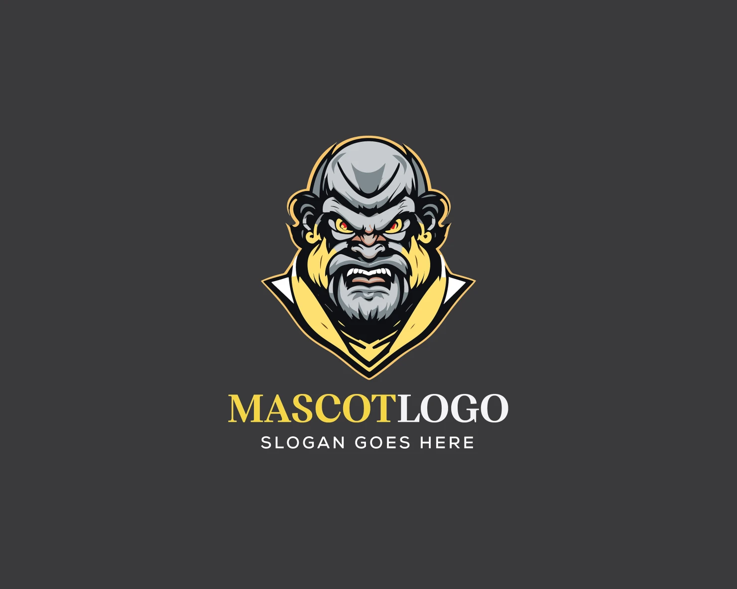 Mascot customizable logo design #36185