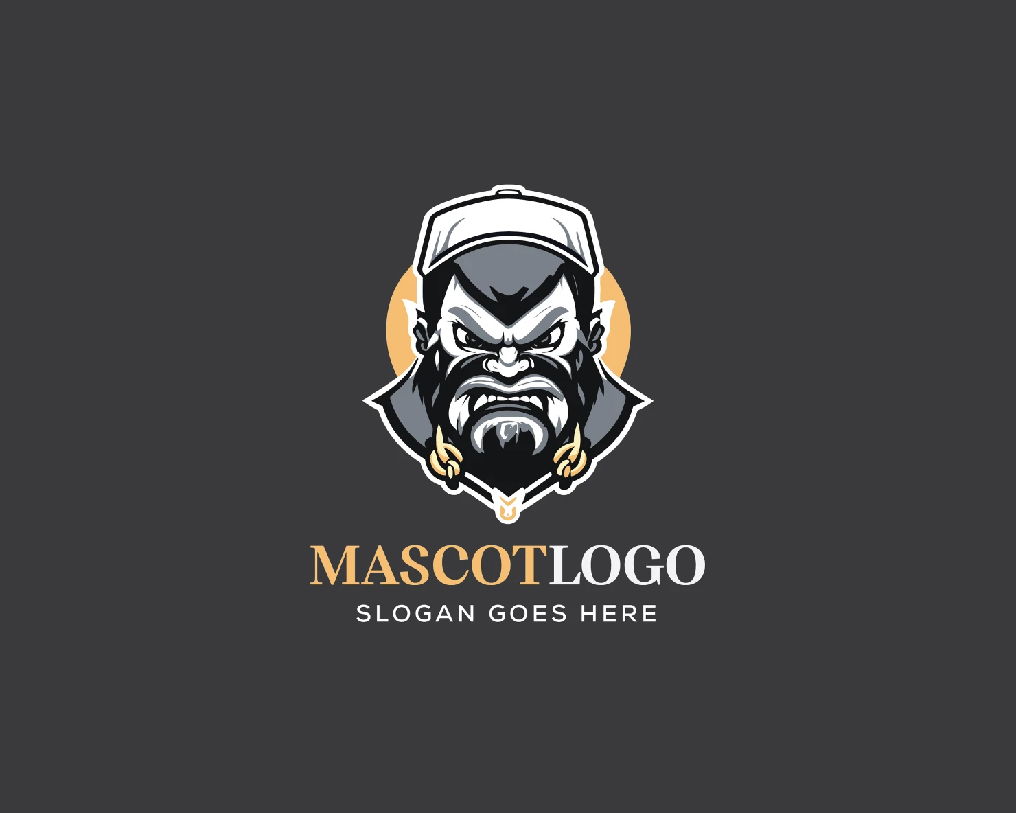 Mascot customizable logo design #36187