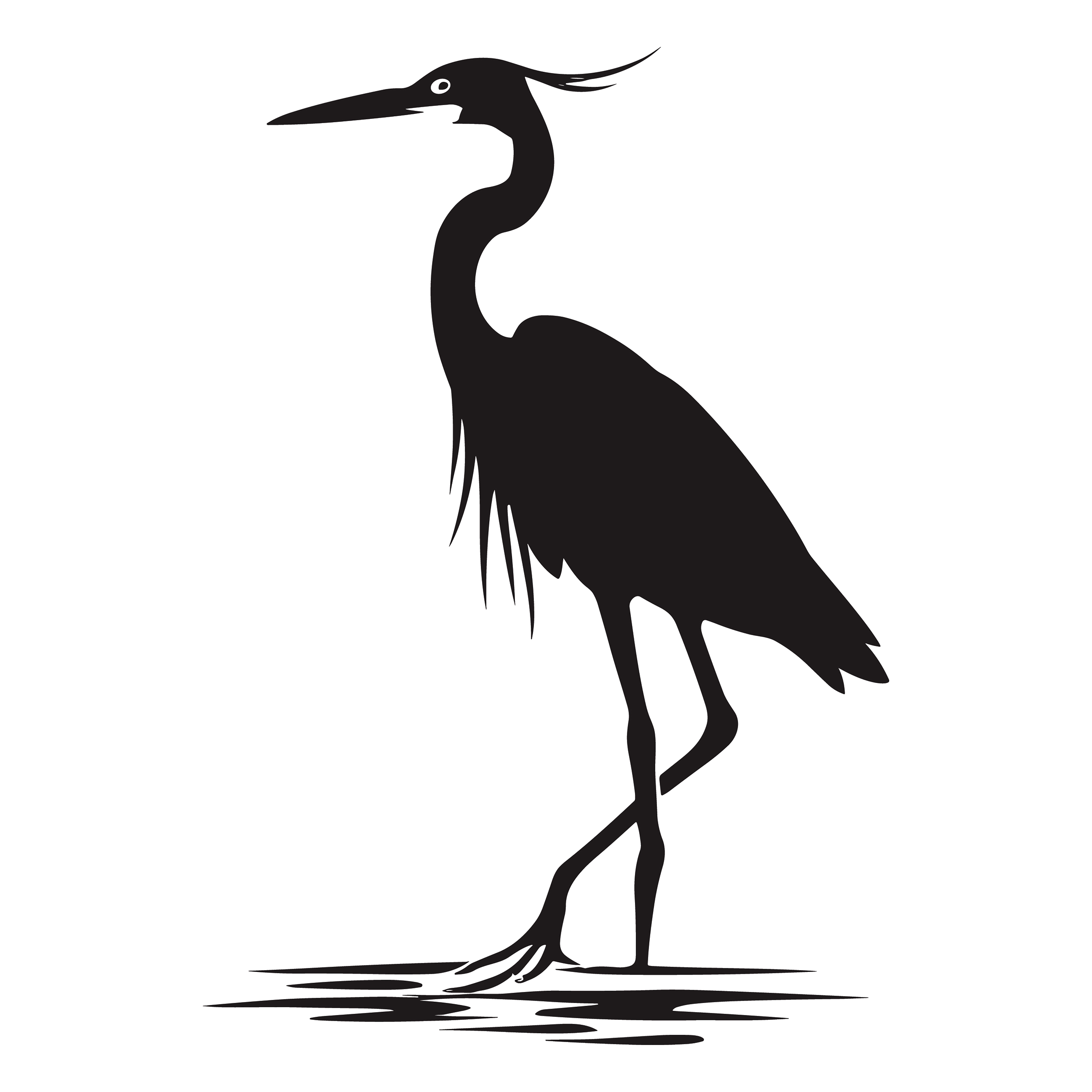 Heron customizable silhouettes design #36621