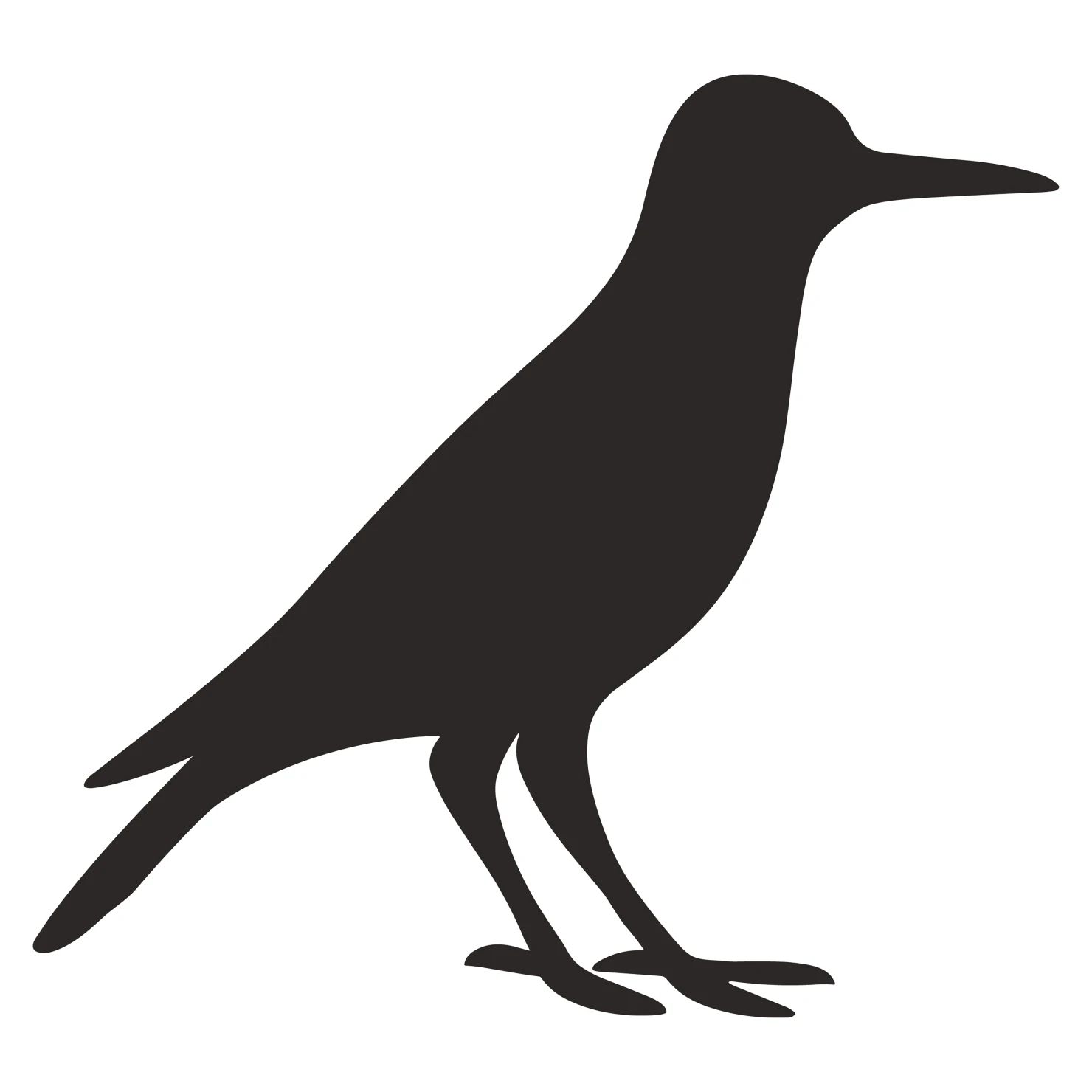 Bird customizable silhouettes design #36198