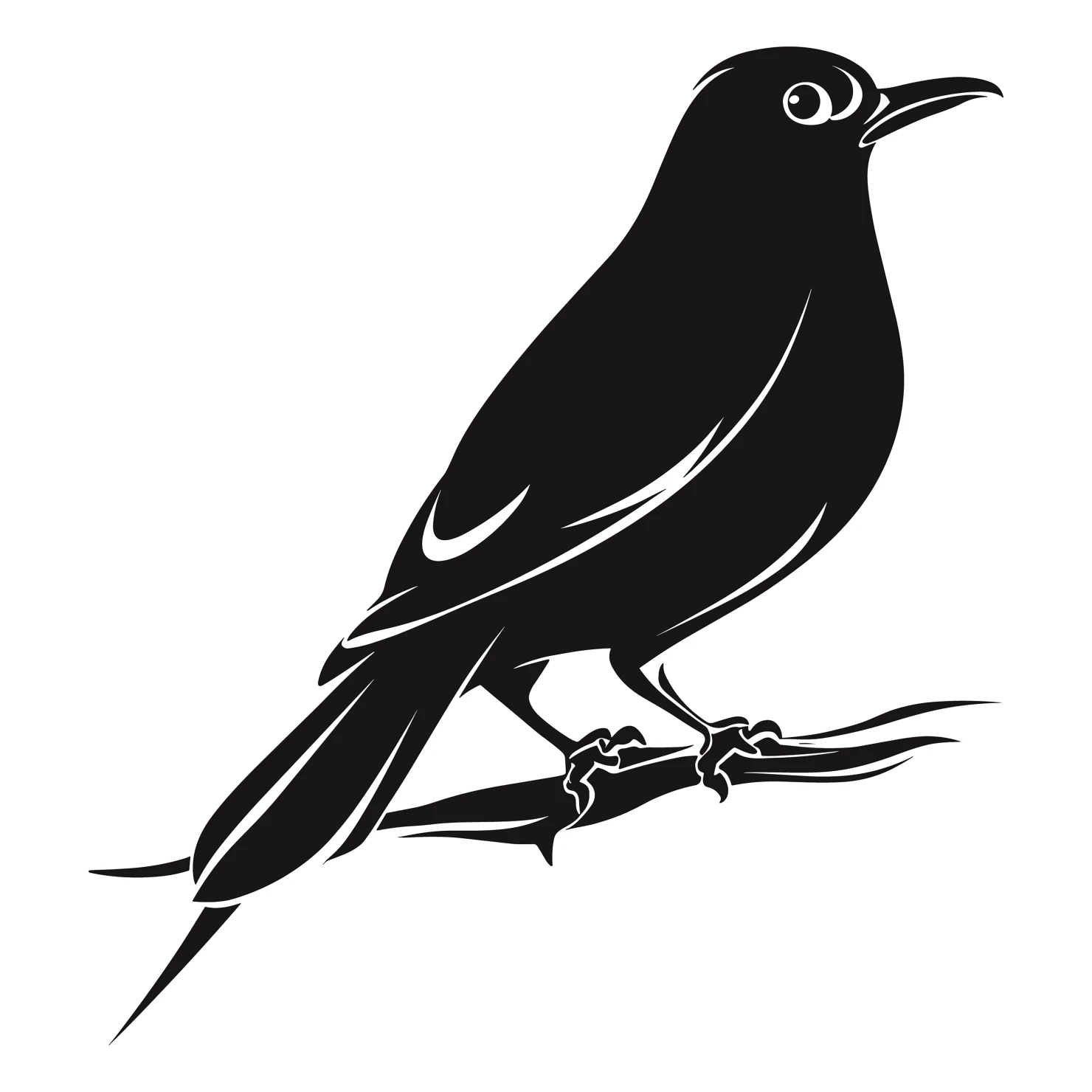 Bird customizable silhouettes design #36202