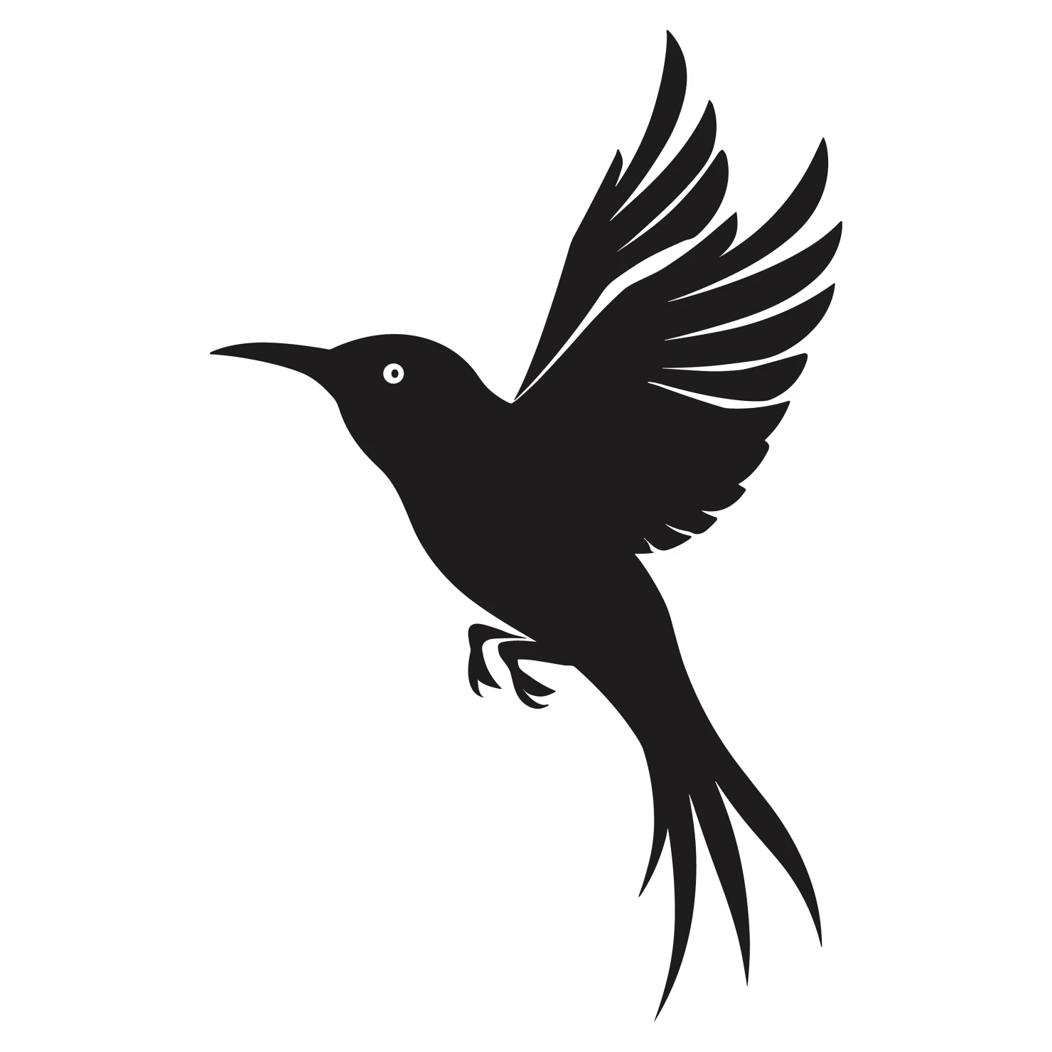 Bird customizable silhouettes design #36206