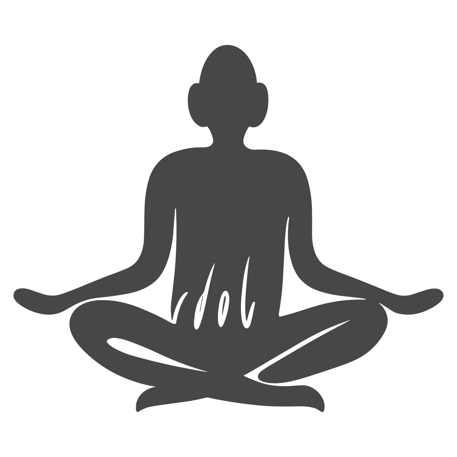 Yoga customizable silhouettes design #36213