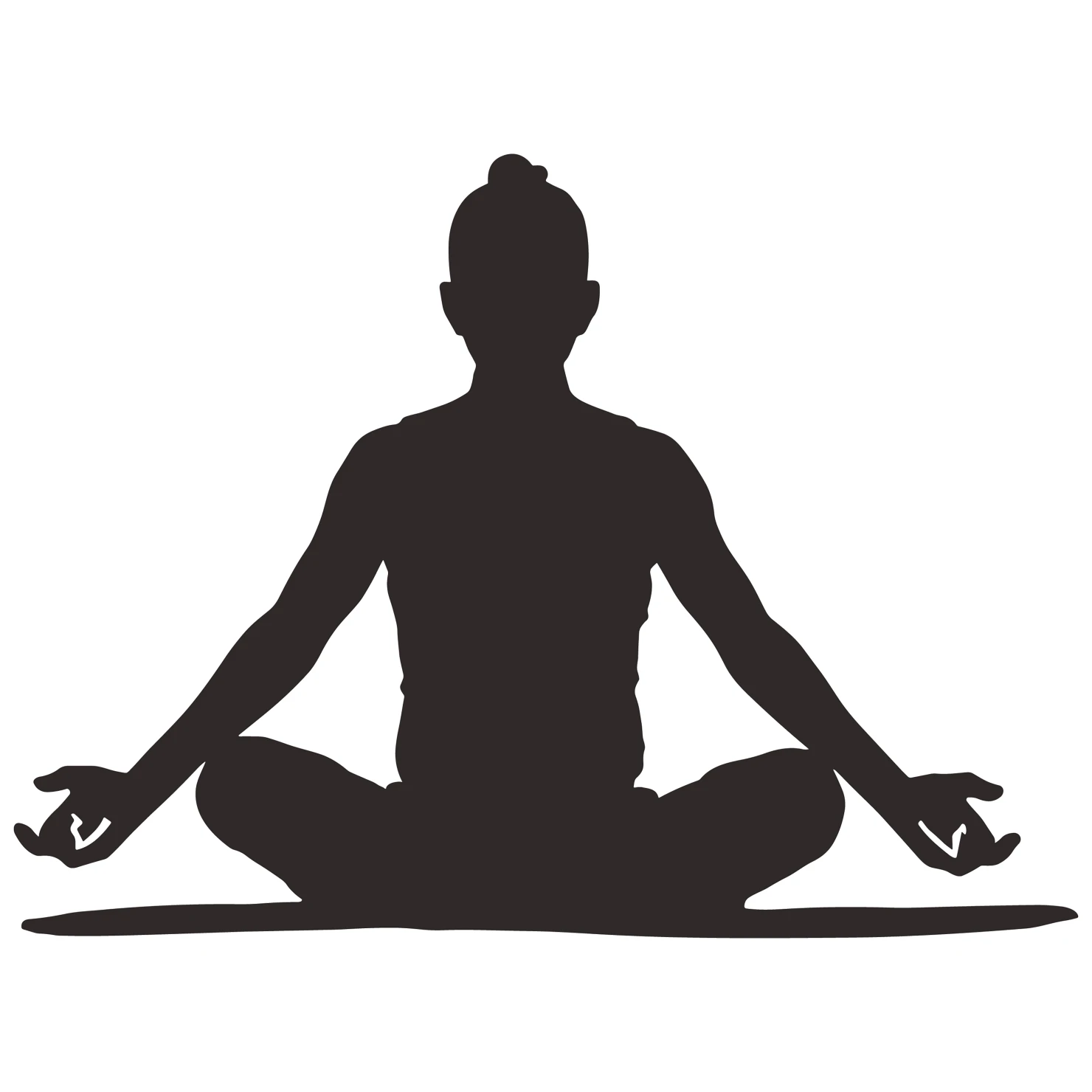 Yoga customizable silhouettes design #36217