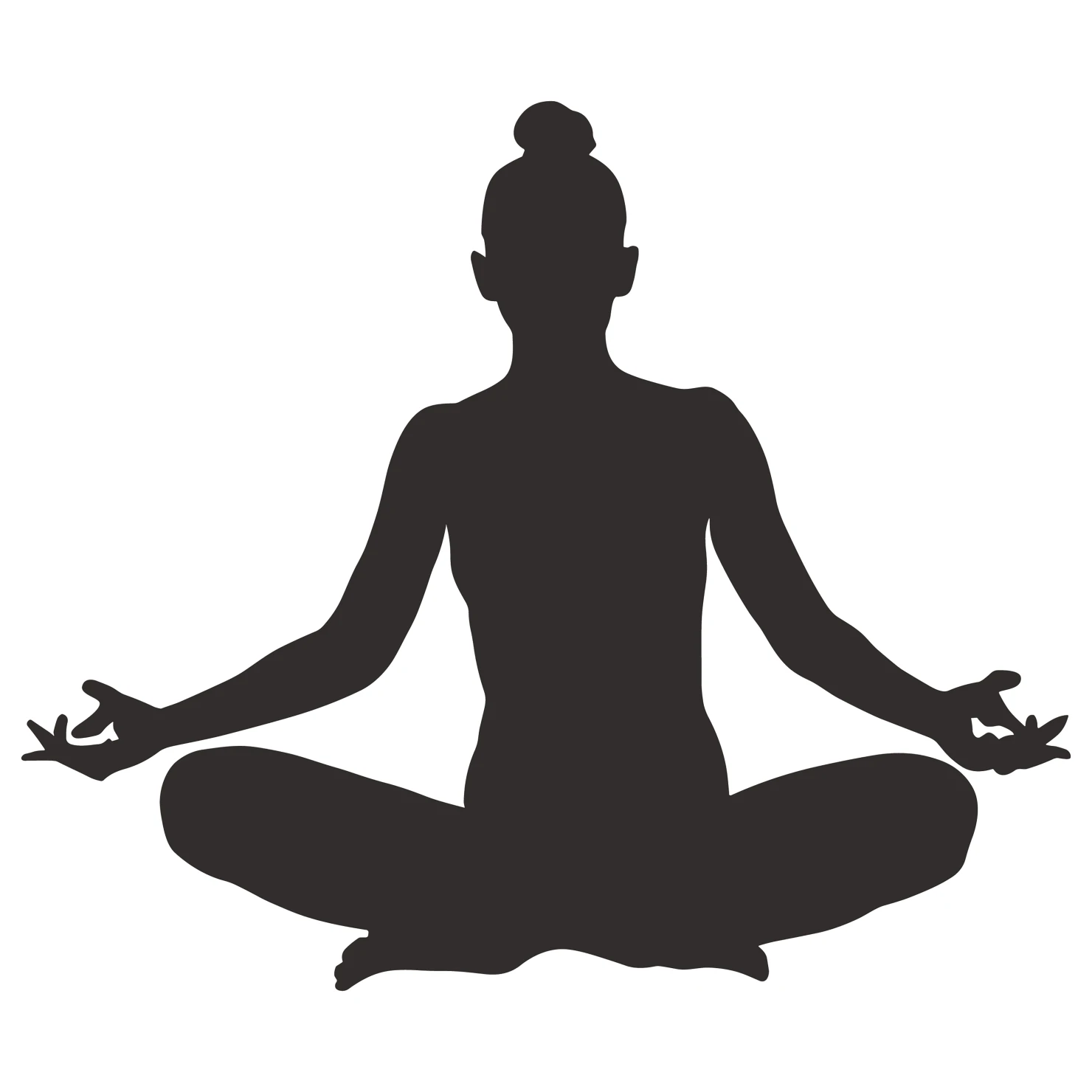 Yoga customizable silhouettes design #36220