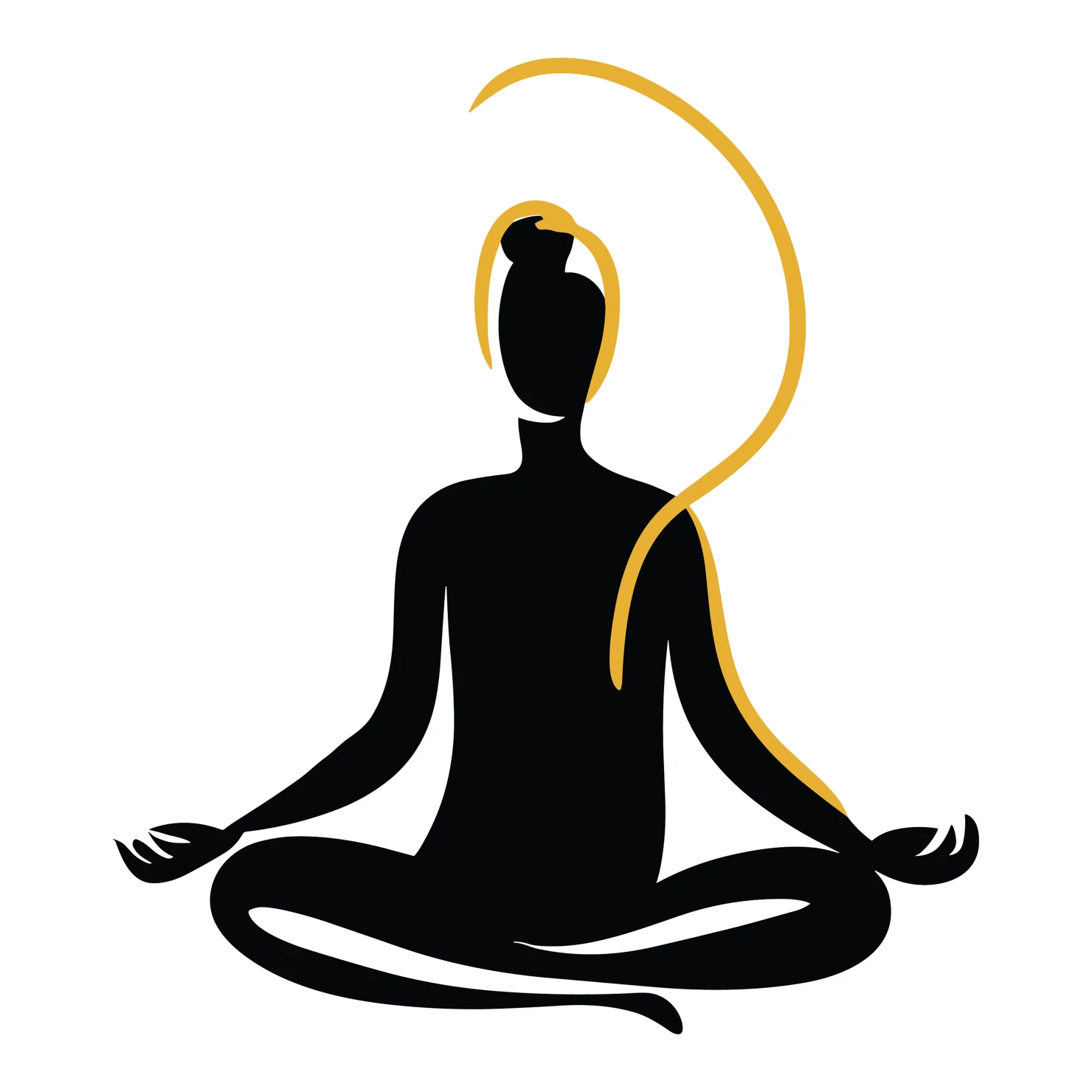 Yoga customizable silhouettes design #36224