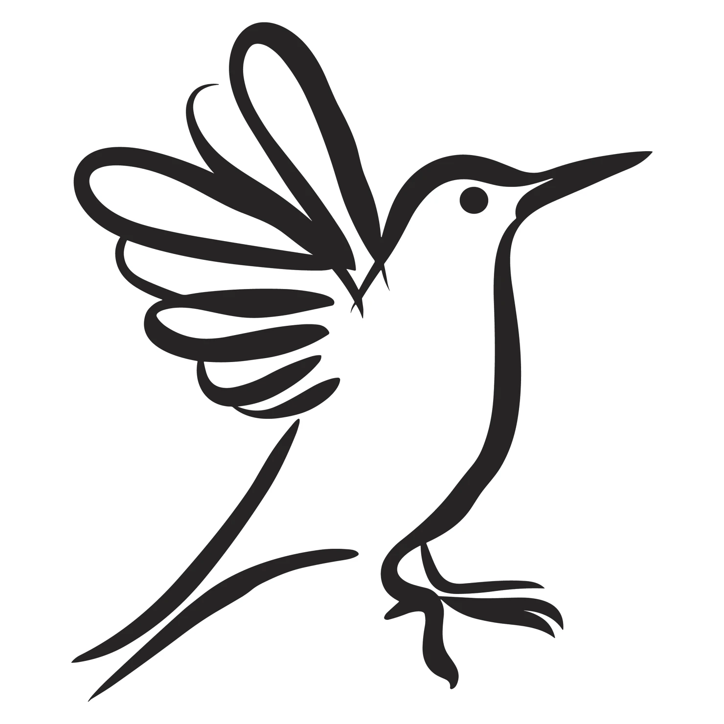 Bird customizable clip artset design #36230