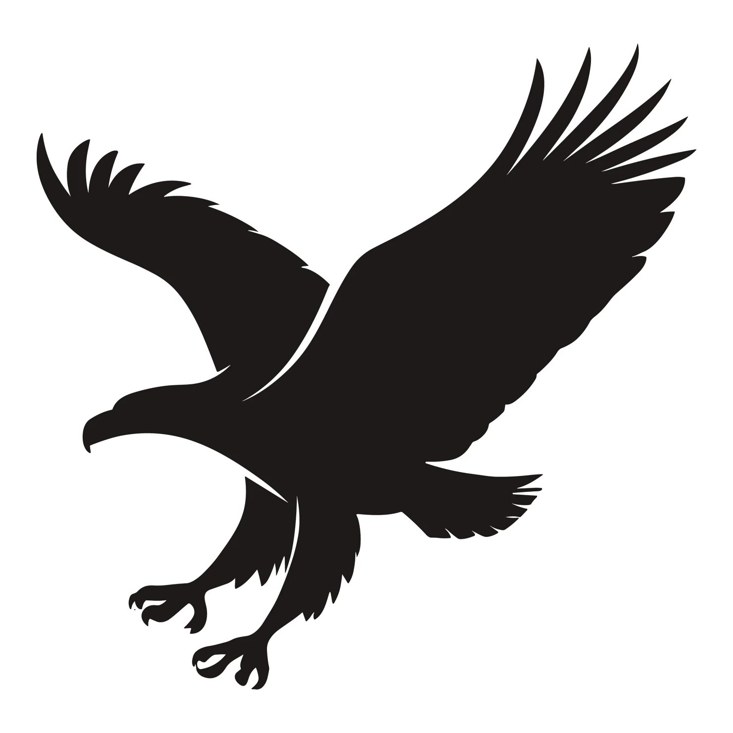 Eagle customizable silhouettes design #36255