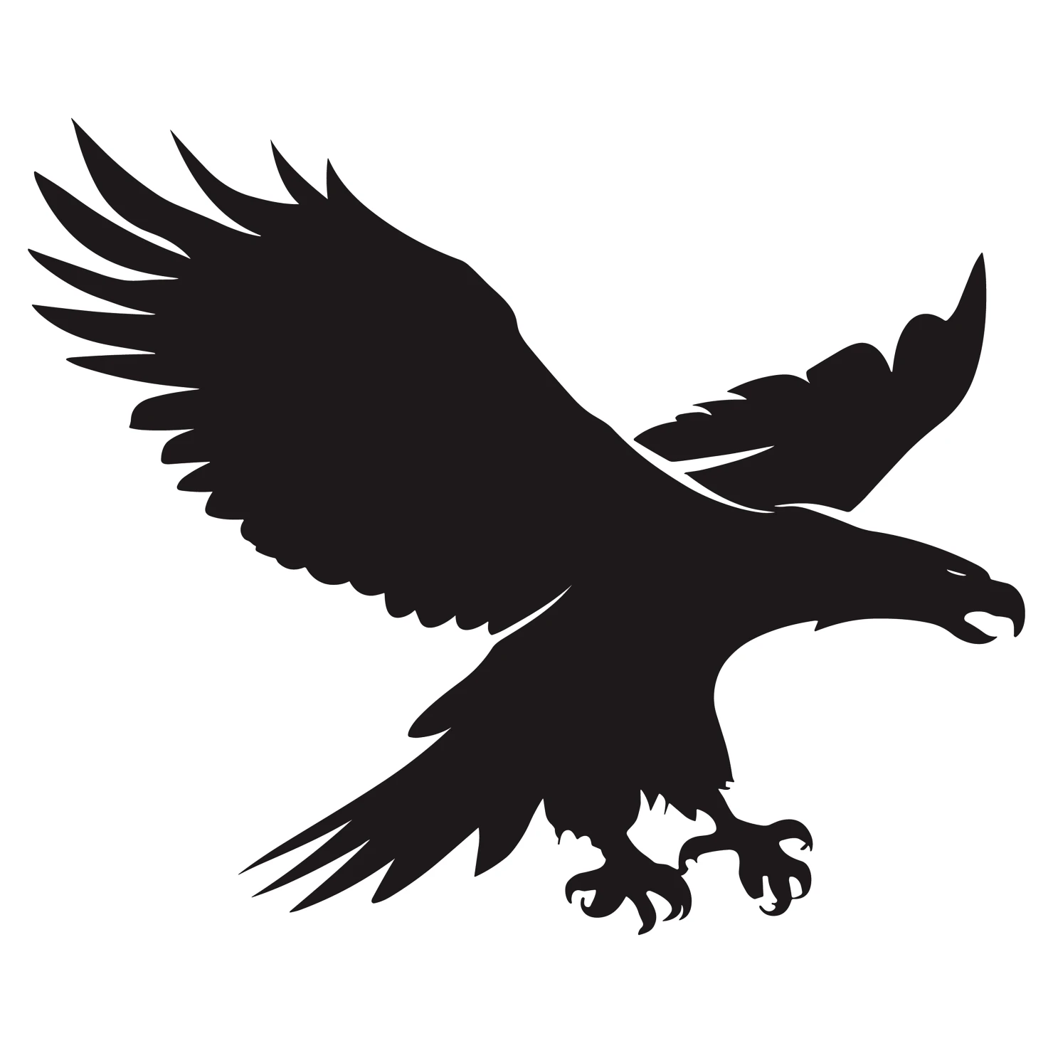 Eagle customizable silhouettes design #36269