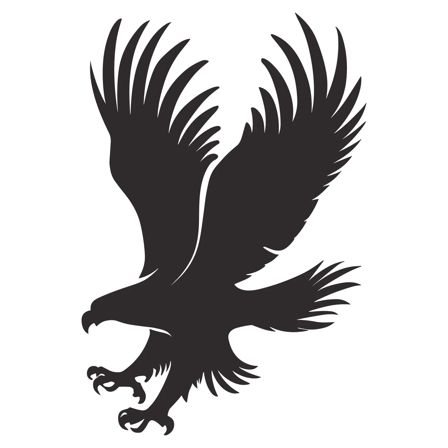 Eagle customizable silhouettes design #36270
