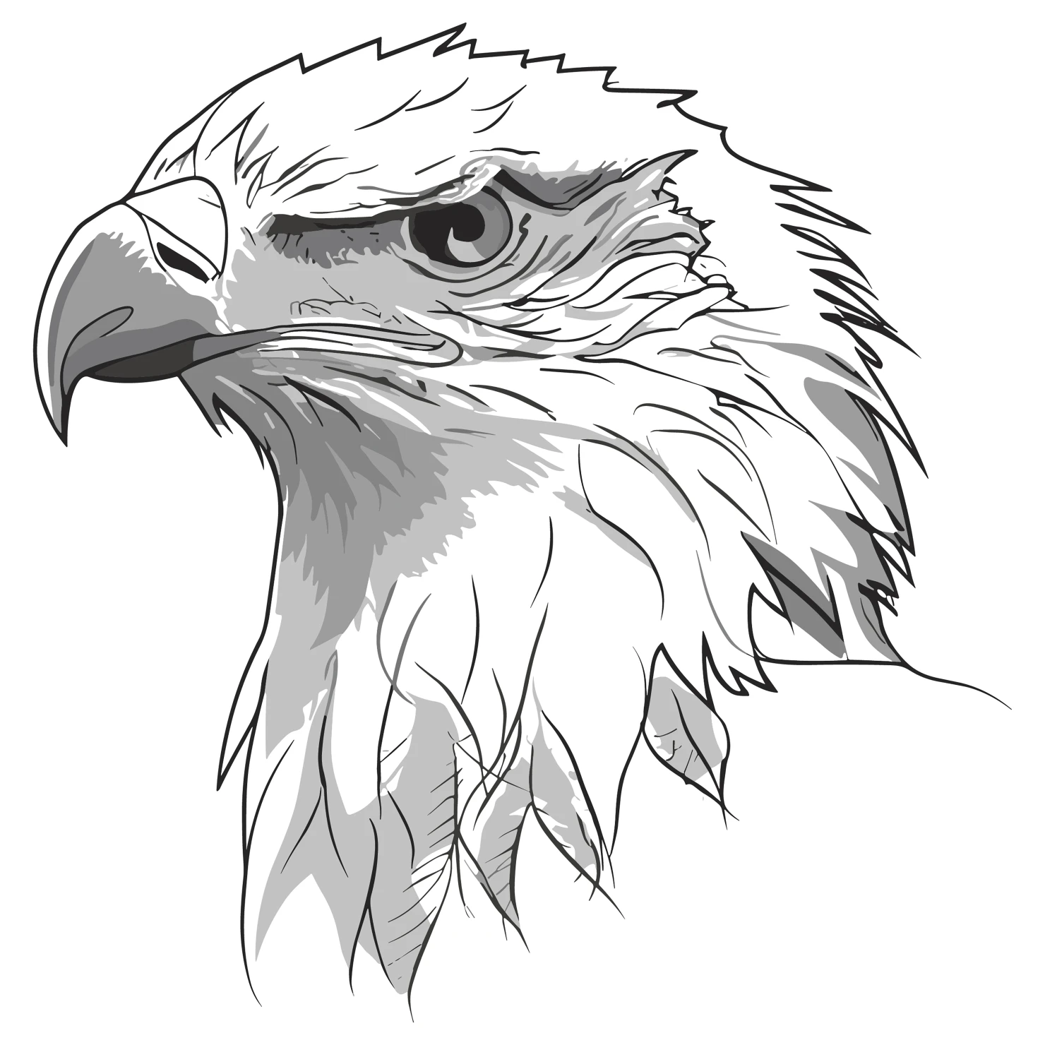 Eagle customizable clip art design #36294
