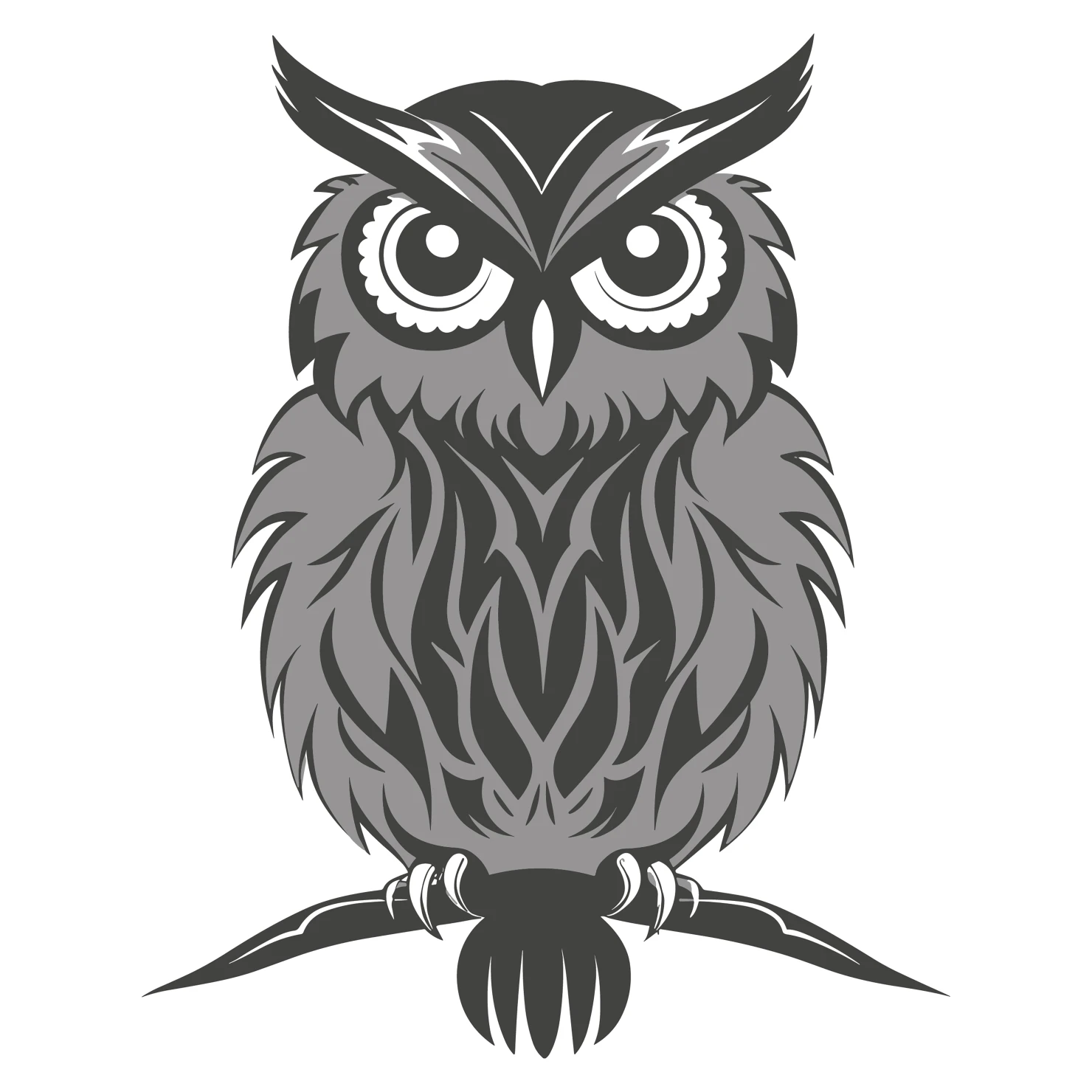Owl customizable silhouettes design #36316