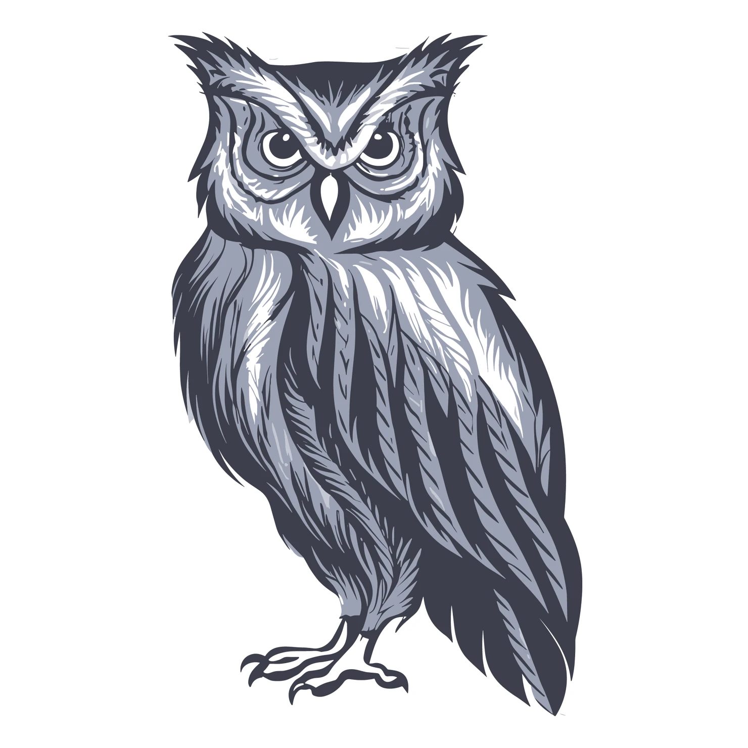 Owl customizable silhouettes design #36321