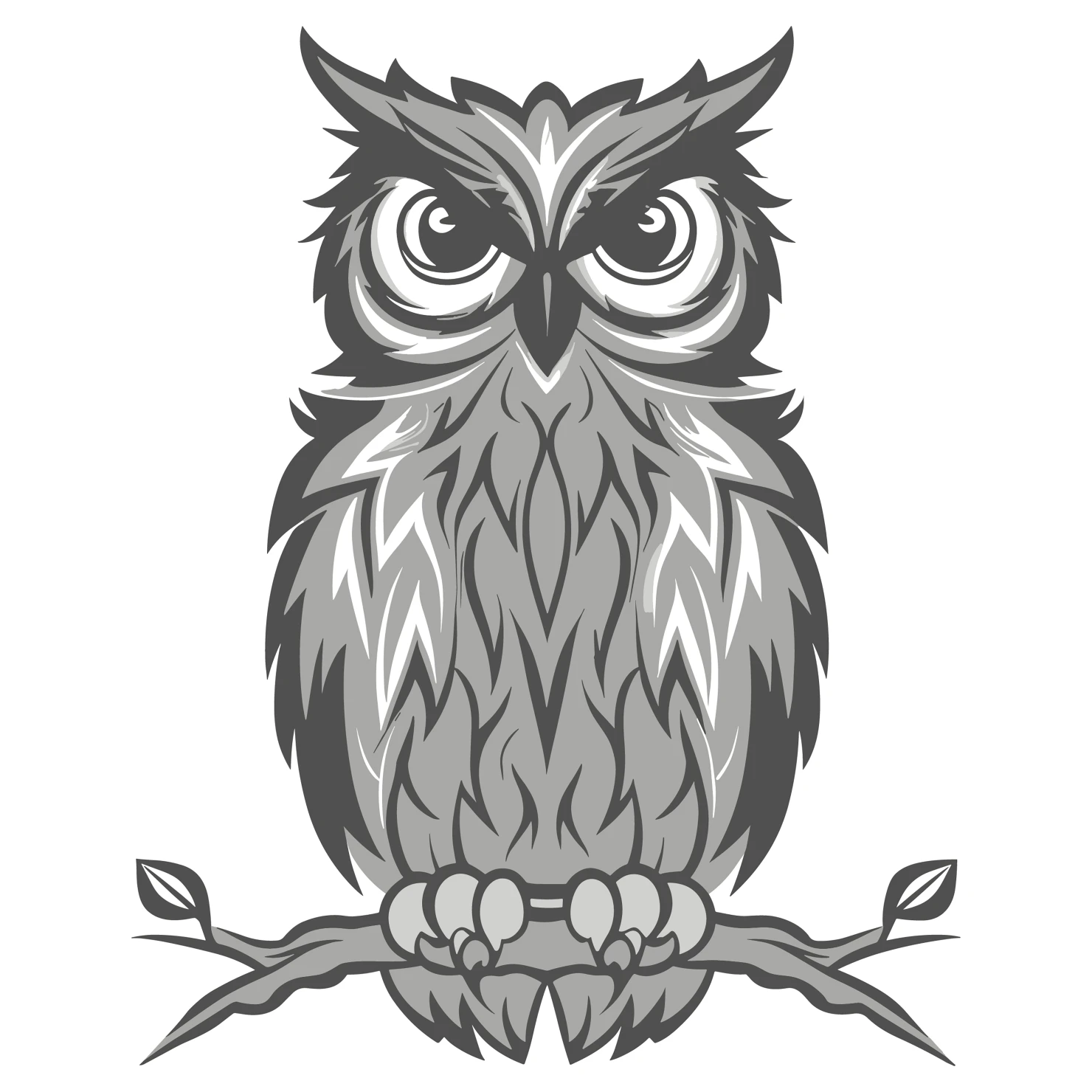 Owl customizable clip art design #36326