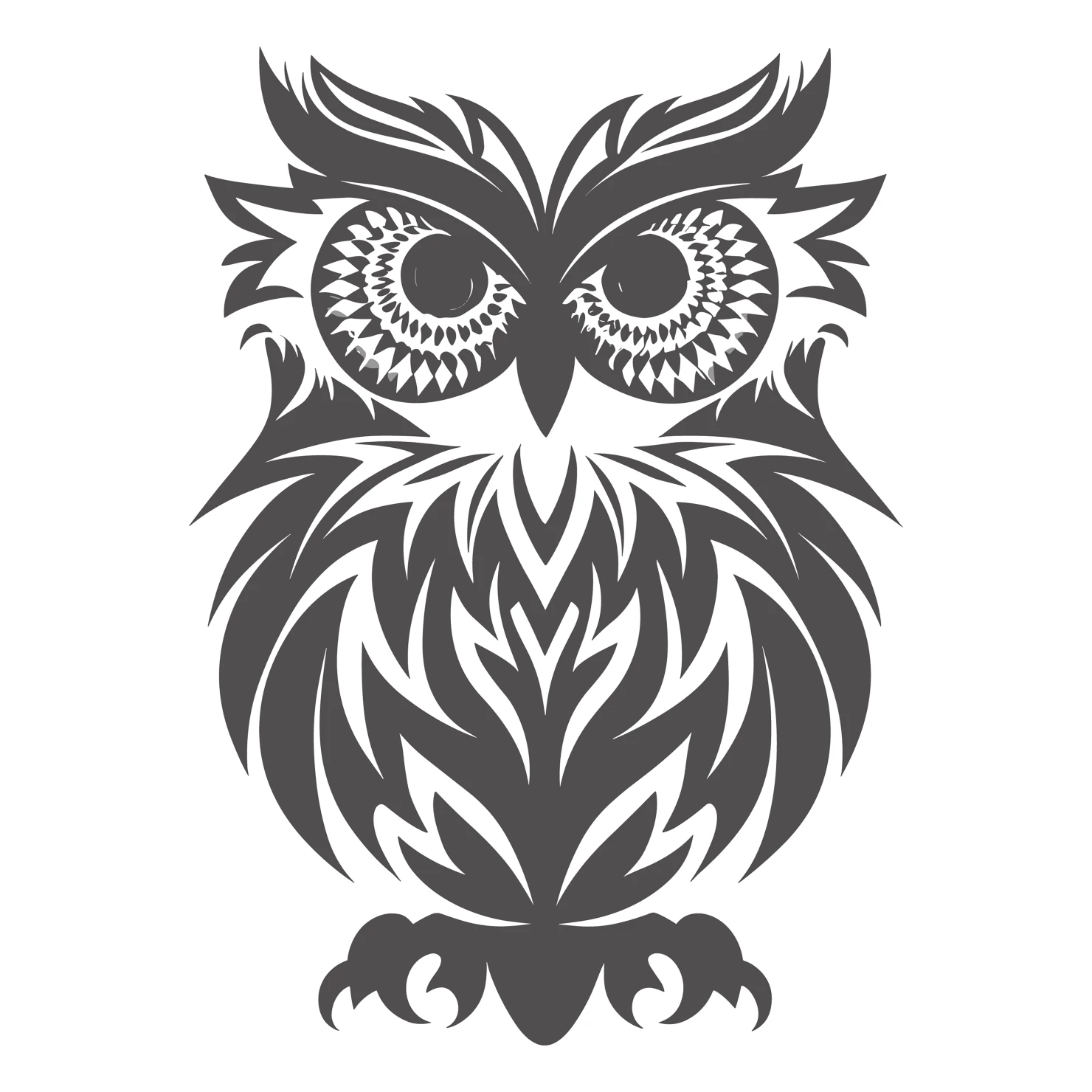 Owl customizable clip art design #36328