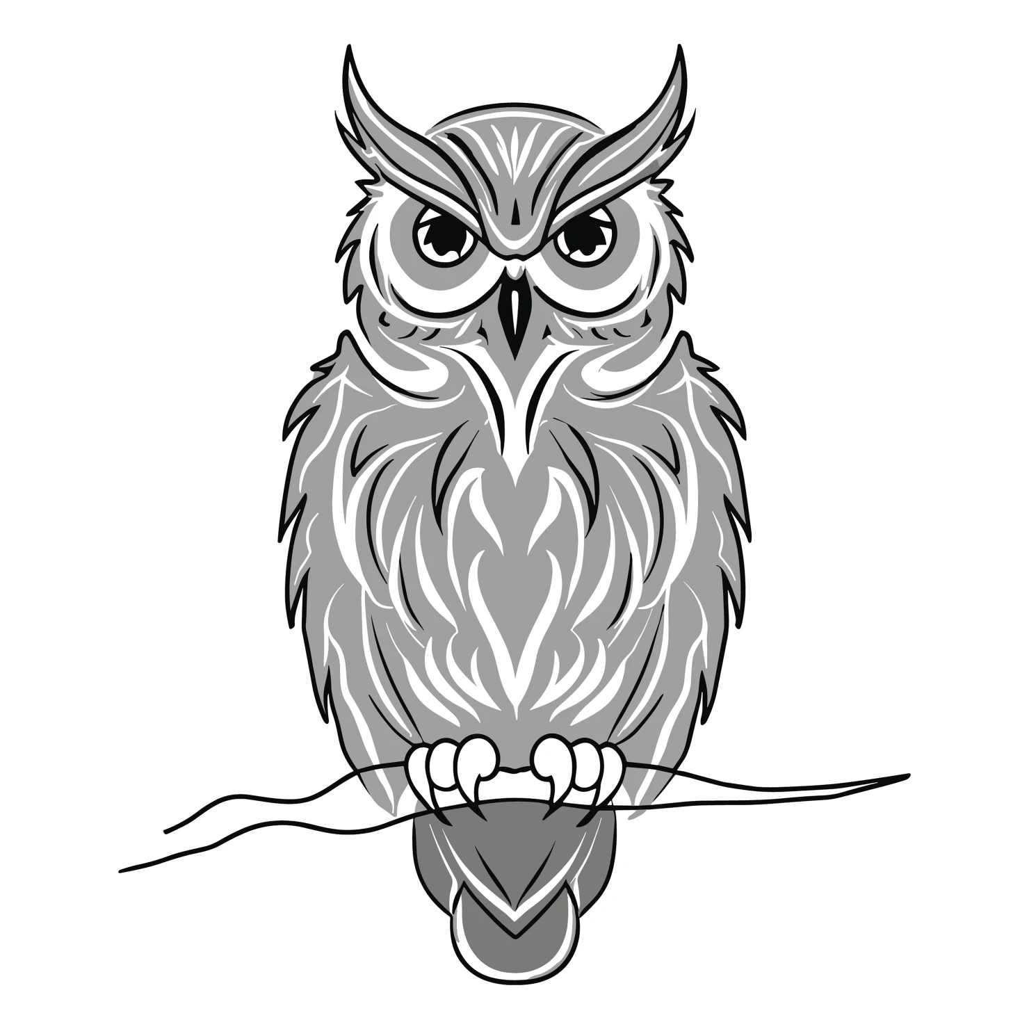 Owl customizable clip art design #36330
