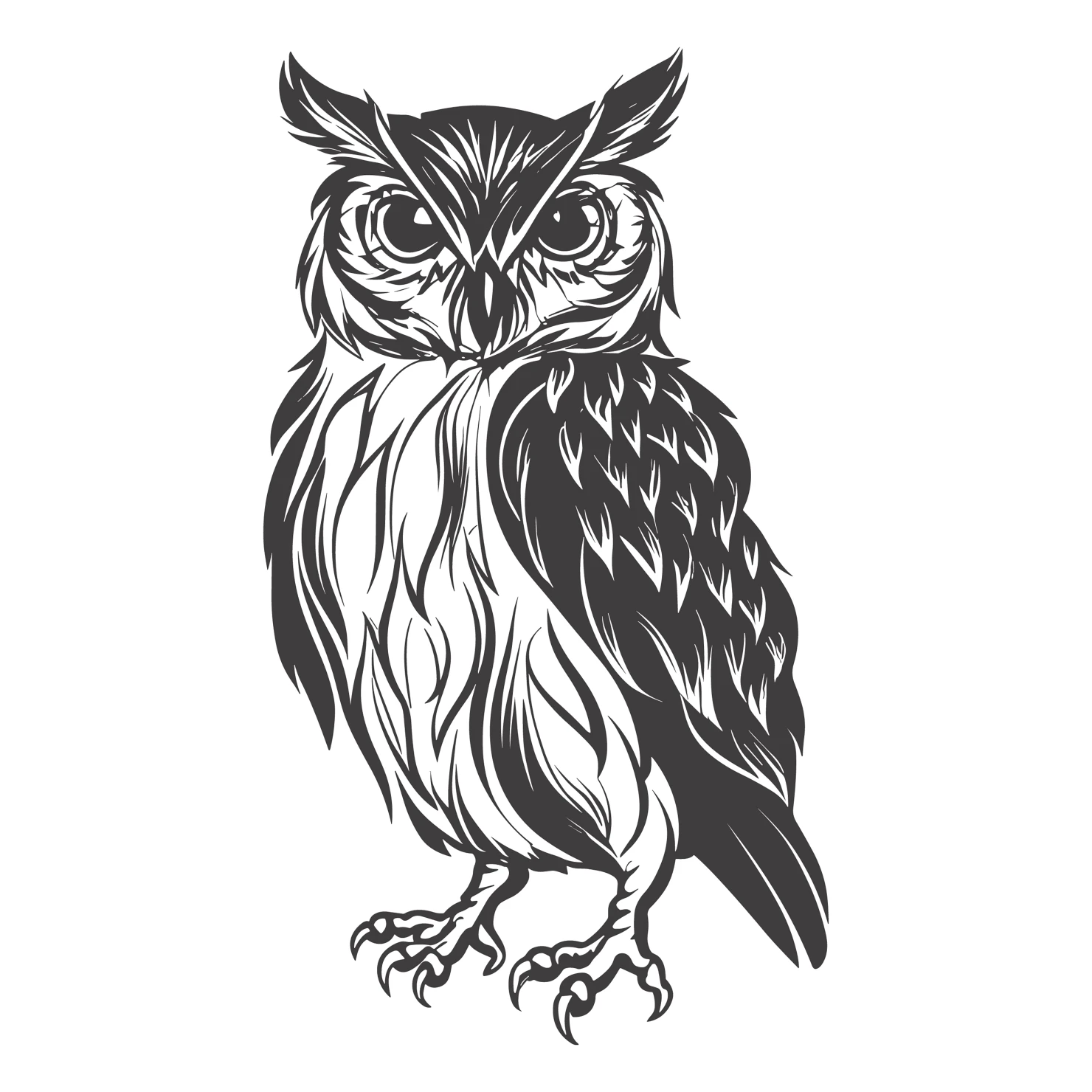 Owl customizable clip art design #36331