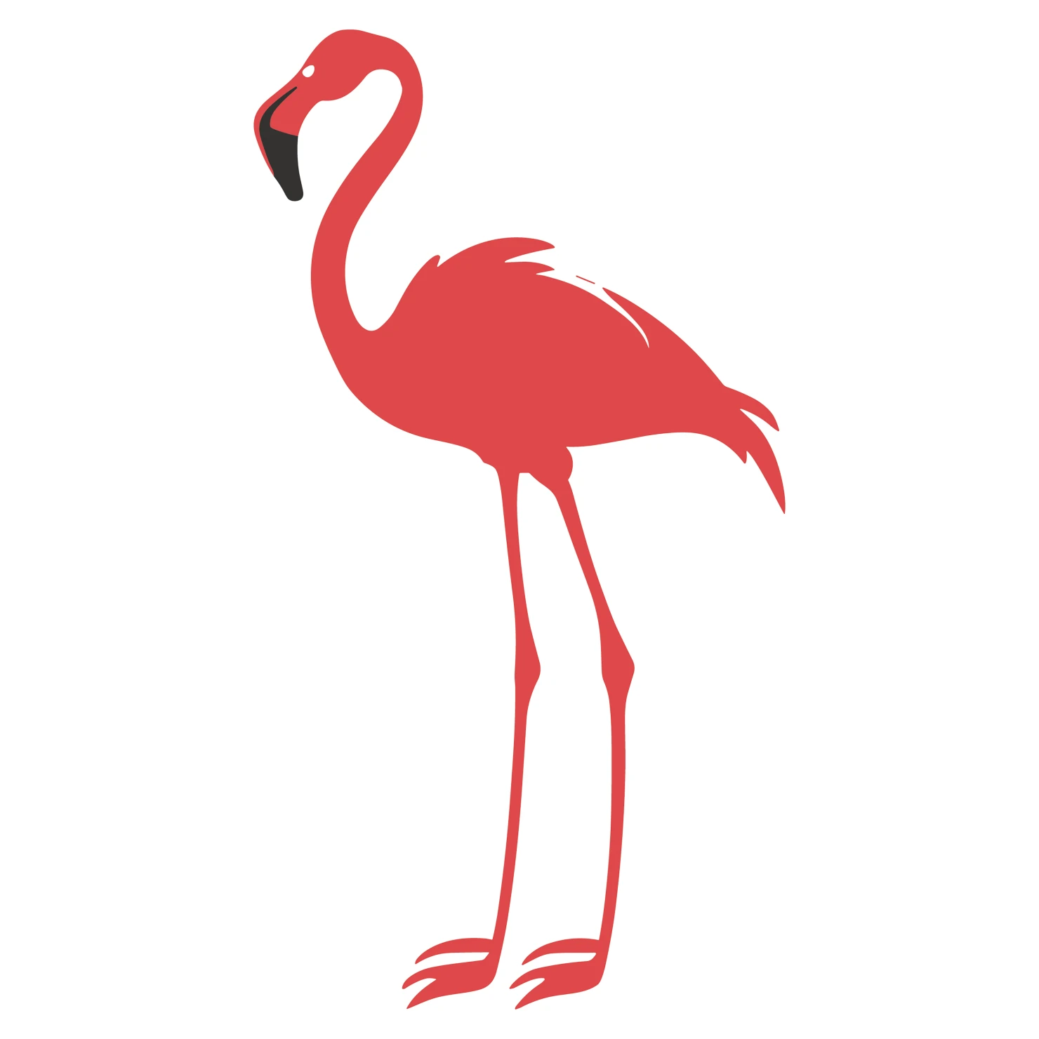 Flamingo customizable clip art design #36352