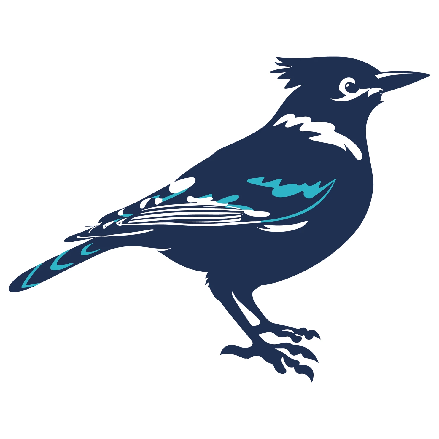 Blue jay customizable clip art design #36388