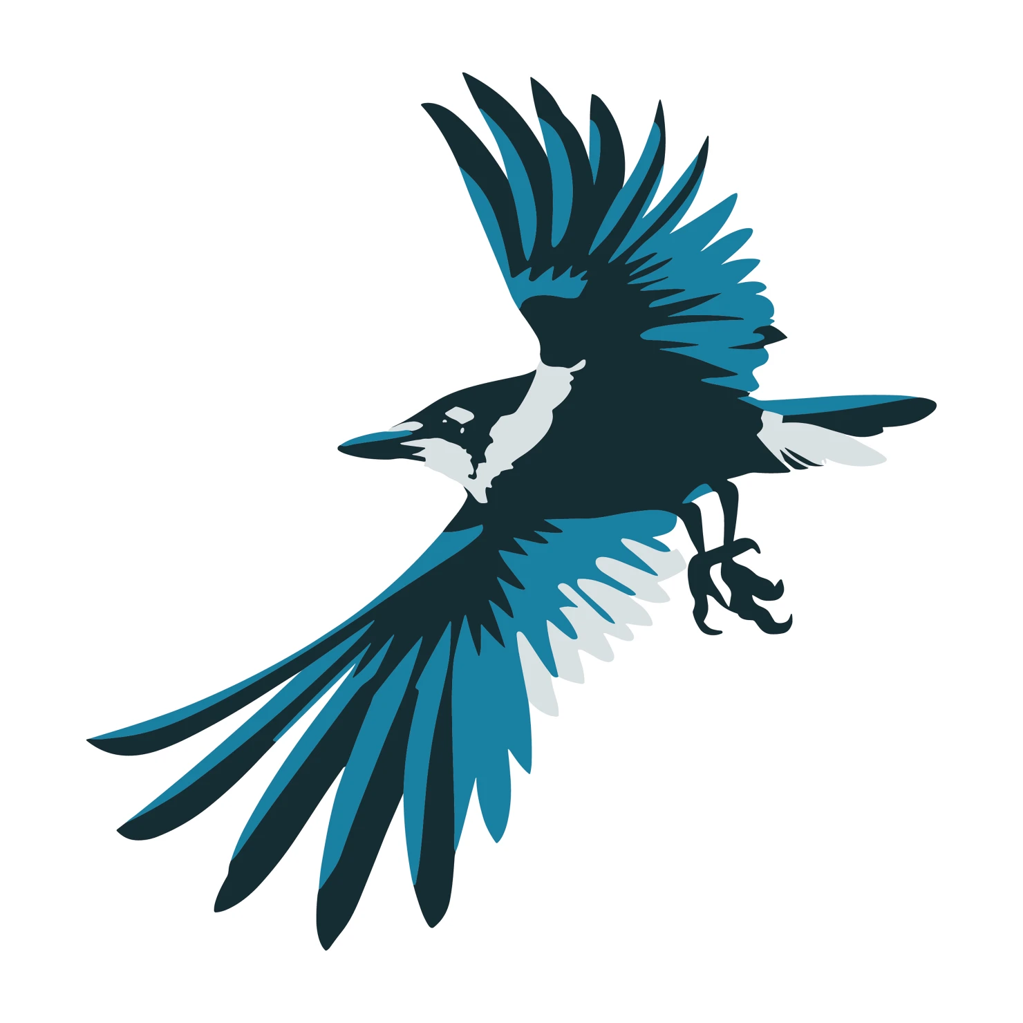 Blue jay customizable clip art design #36398