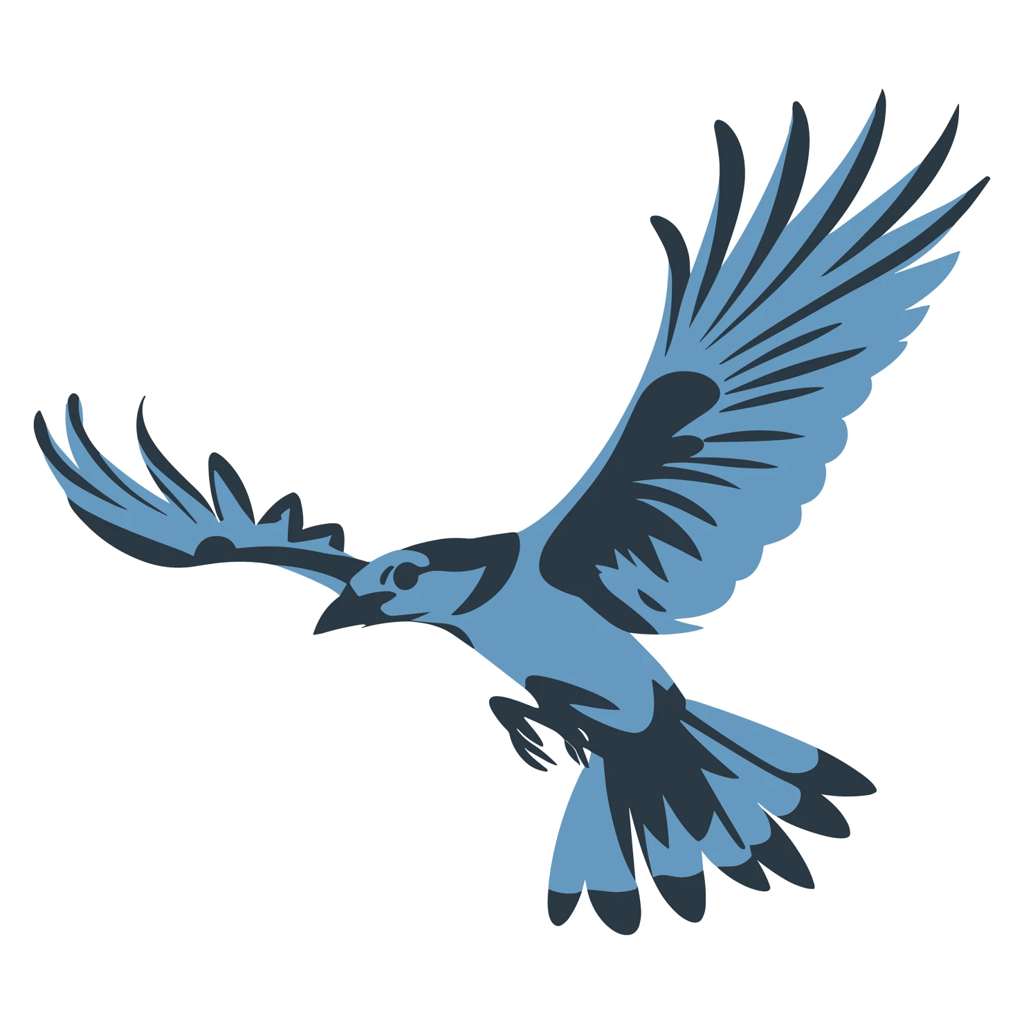 Blue jay customizable clip art design #36400