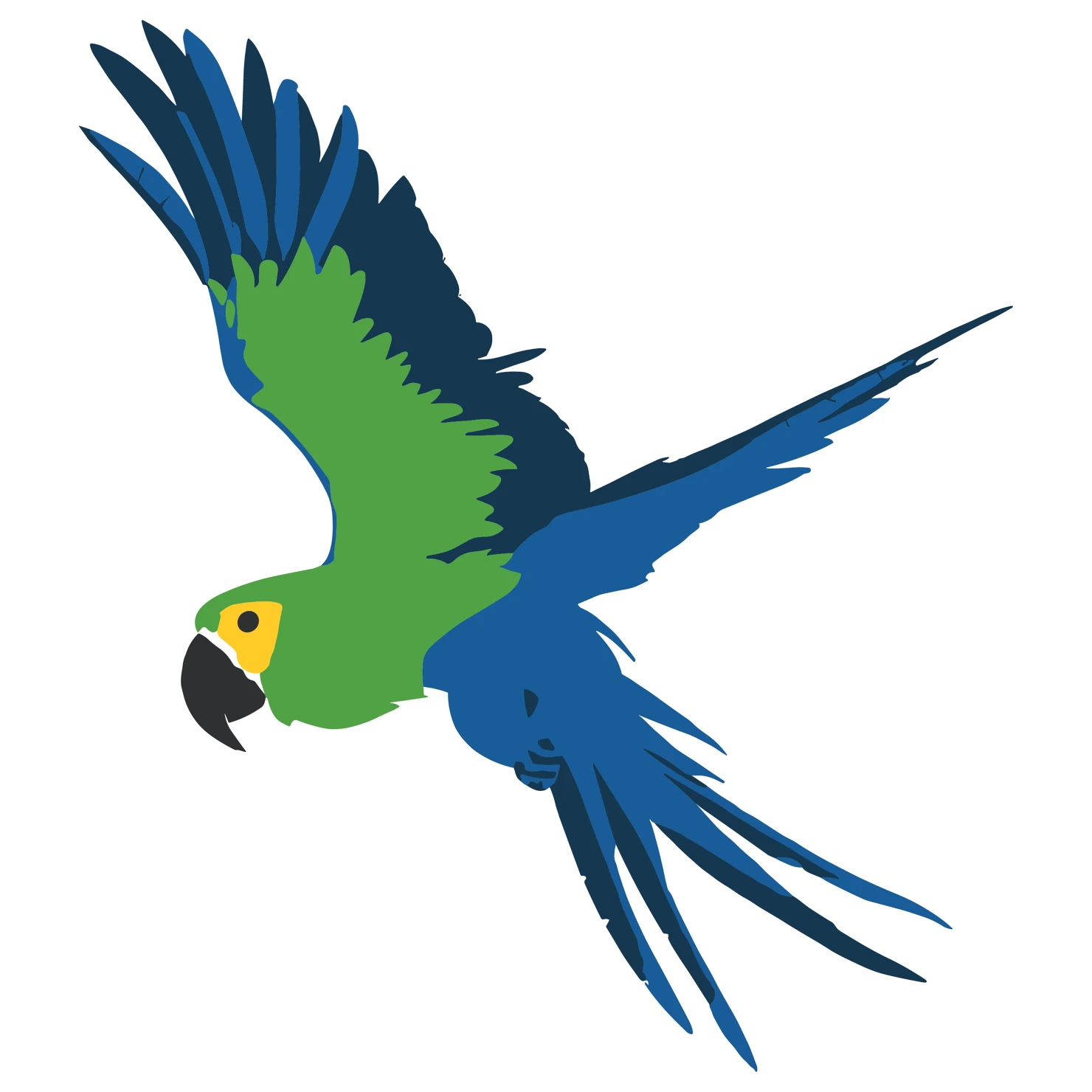 Parrot customizable clip art design #36430