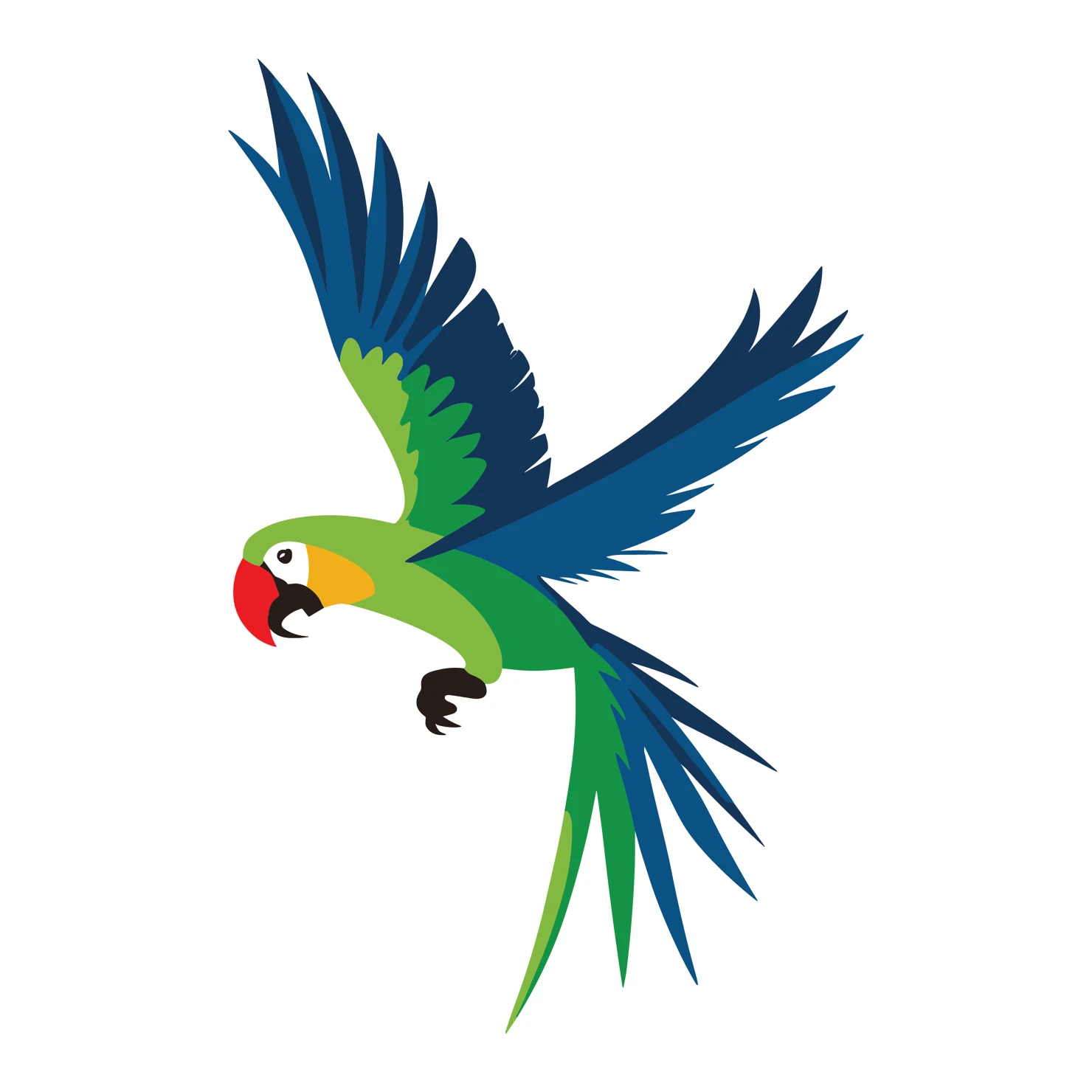 Parrot customizable clip art design #36433