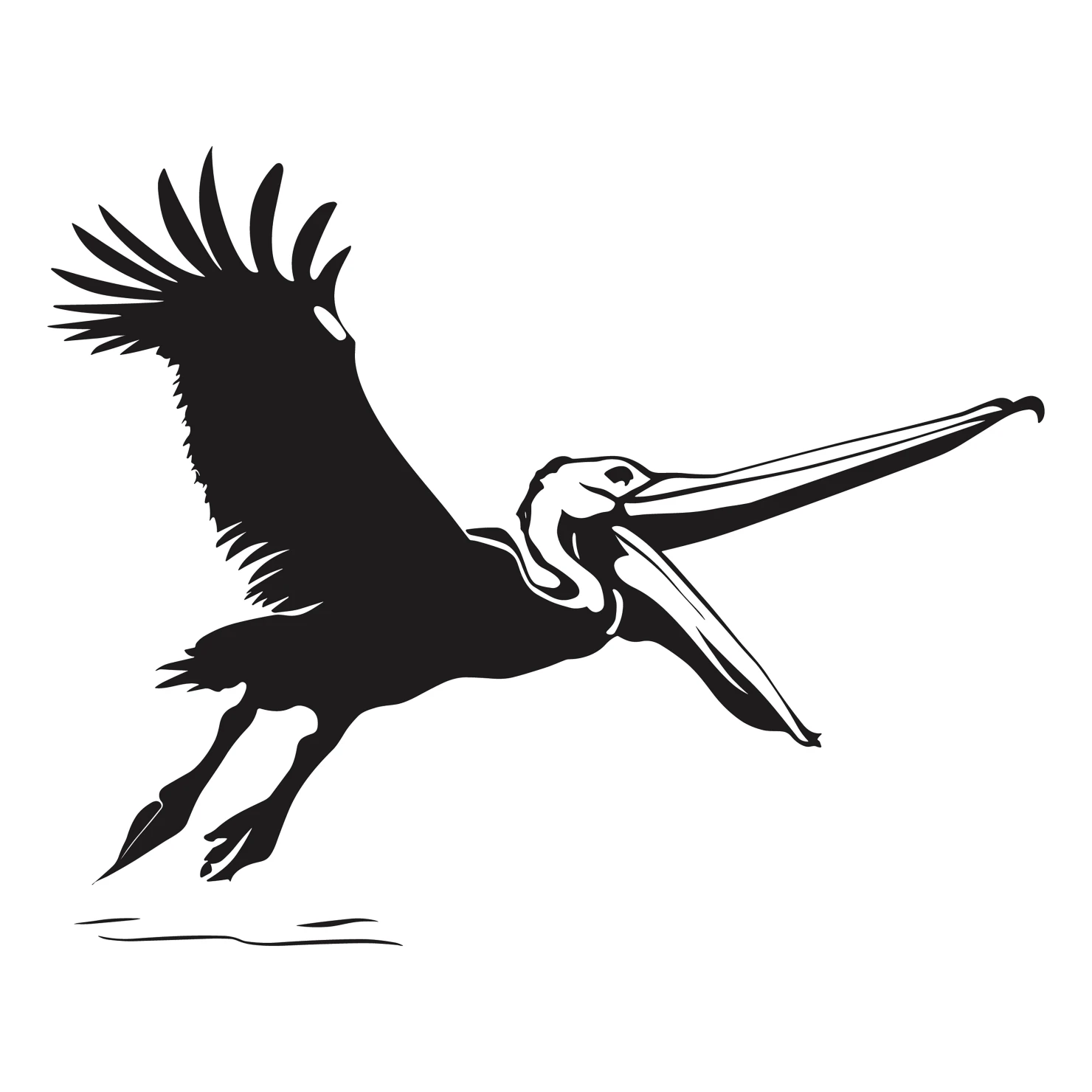 Pelican customizable silhouettes design #36453
